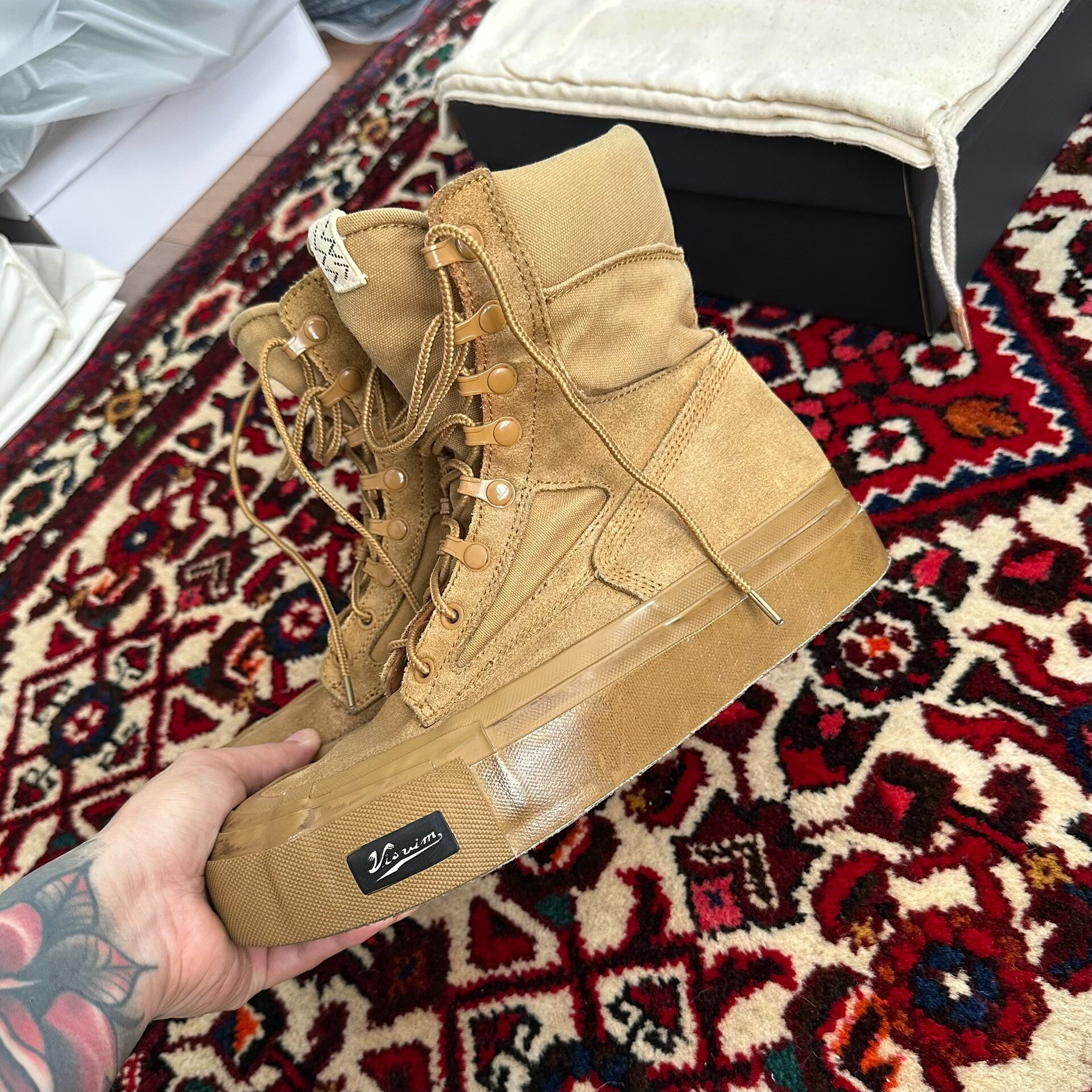 visvim TESOTA '91-FOLK Shoes — label