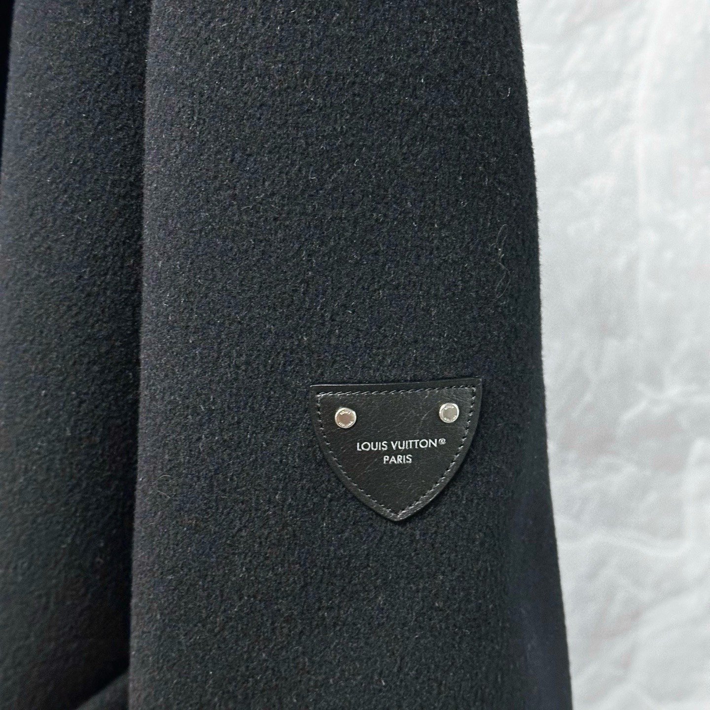 Louis Vuitton Cashmere Wrap Hooded Coat — back