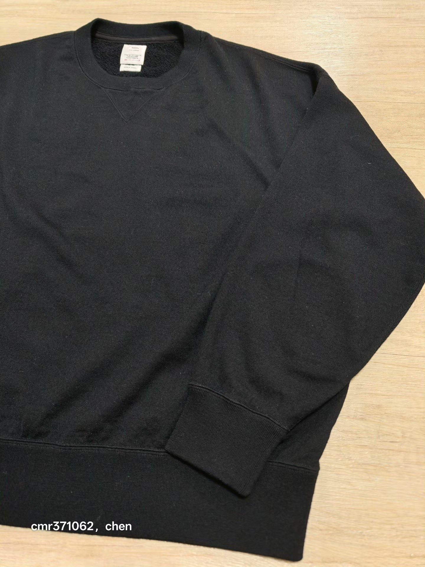 visvim 25AW amplussweat L/S superfine — back