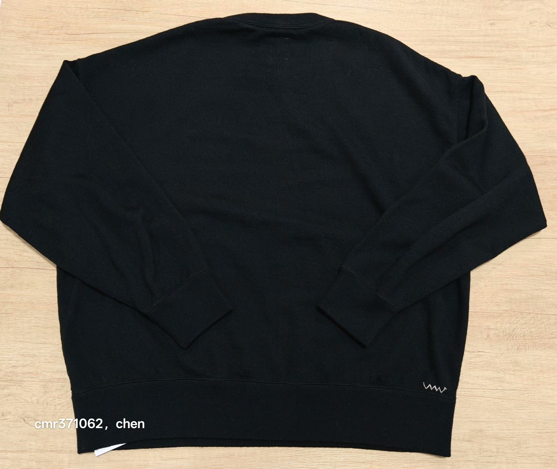 visvim 25AW amplussweat L/S superfine — label