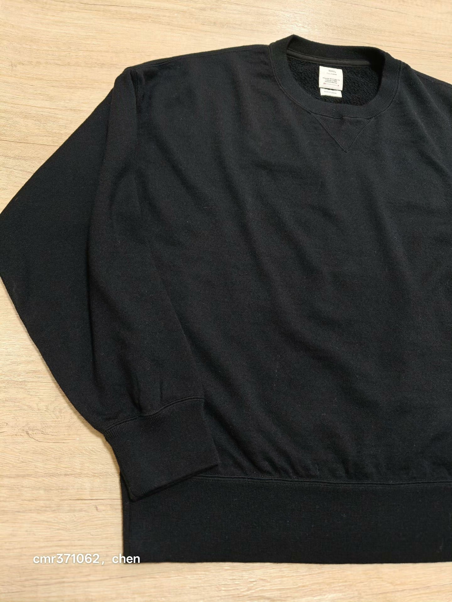 visvim 25AW amplussweat L/S superfine — detail