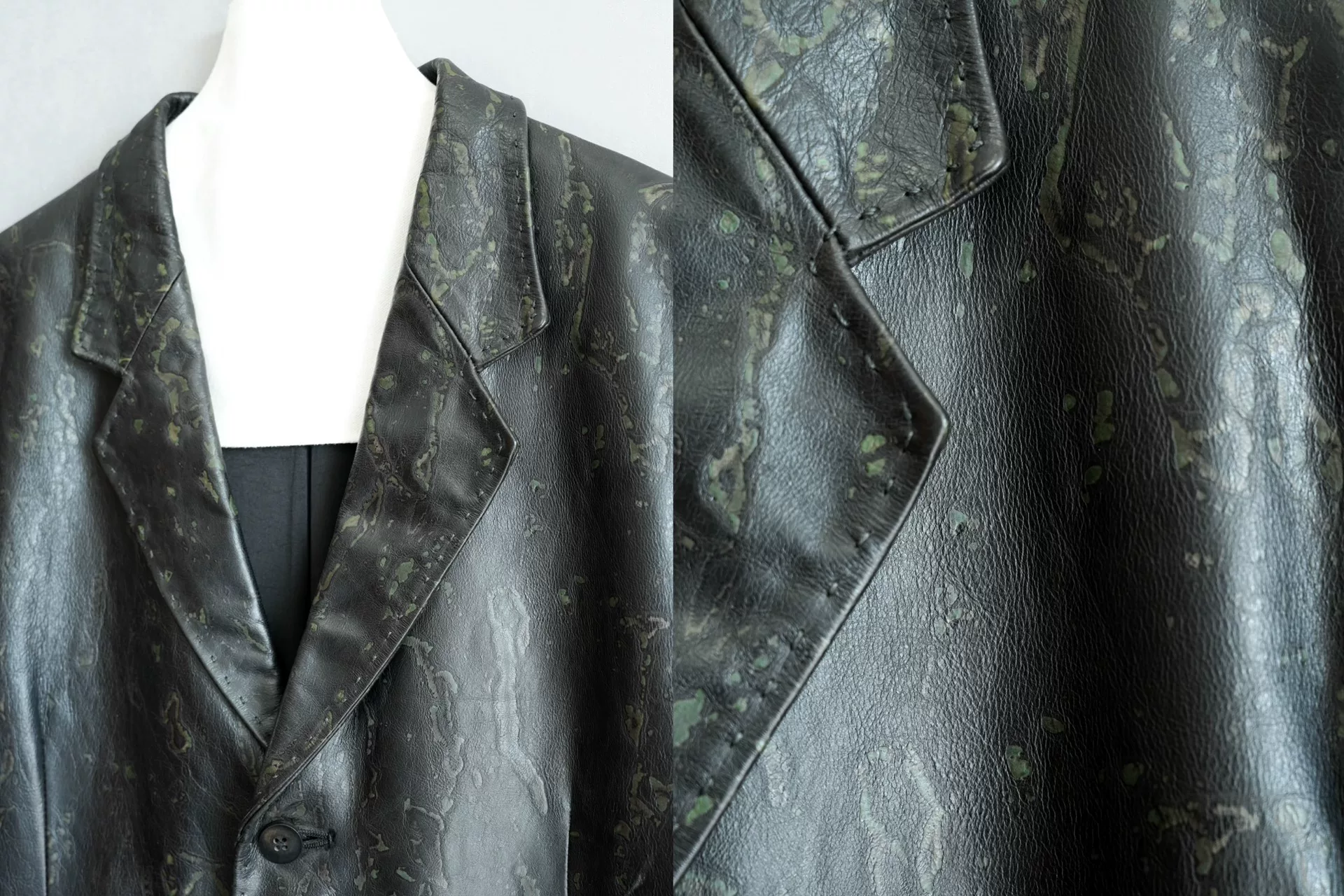 Yohji Yamamoto 00AW Aoyama Store Limited Leather Jacket — label