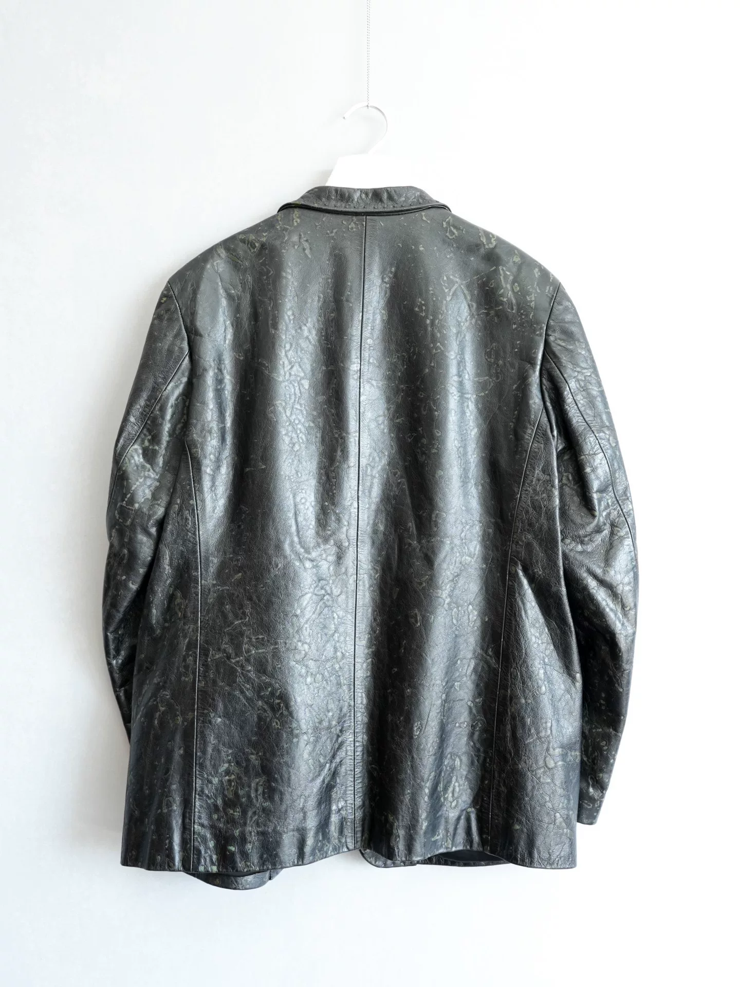 Yohji Yamamoto 00AW Aoyama Store Limited Leather Jacket — front