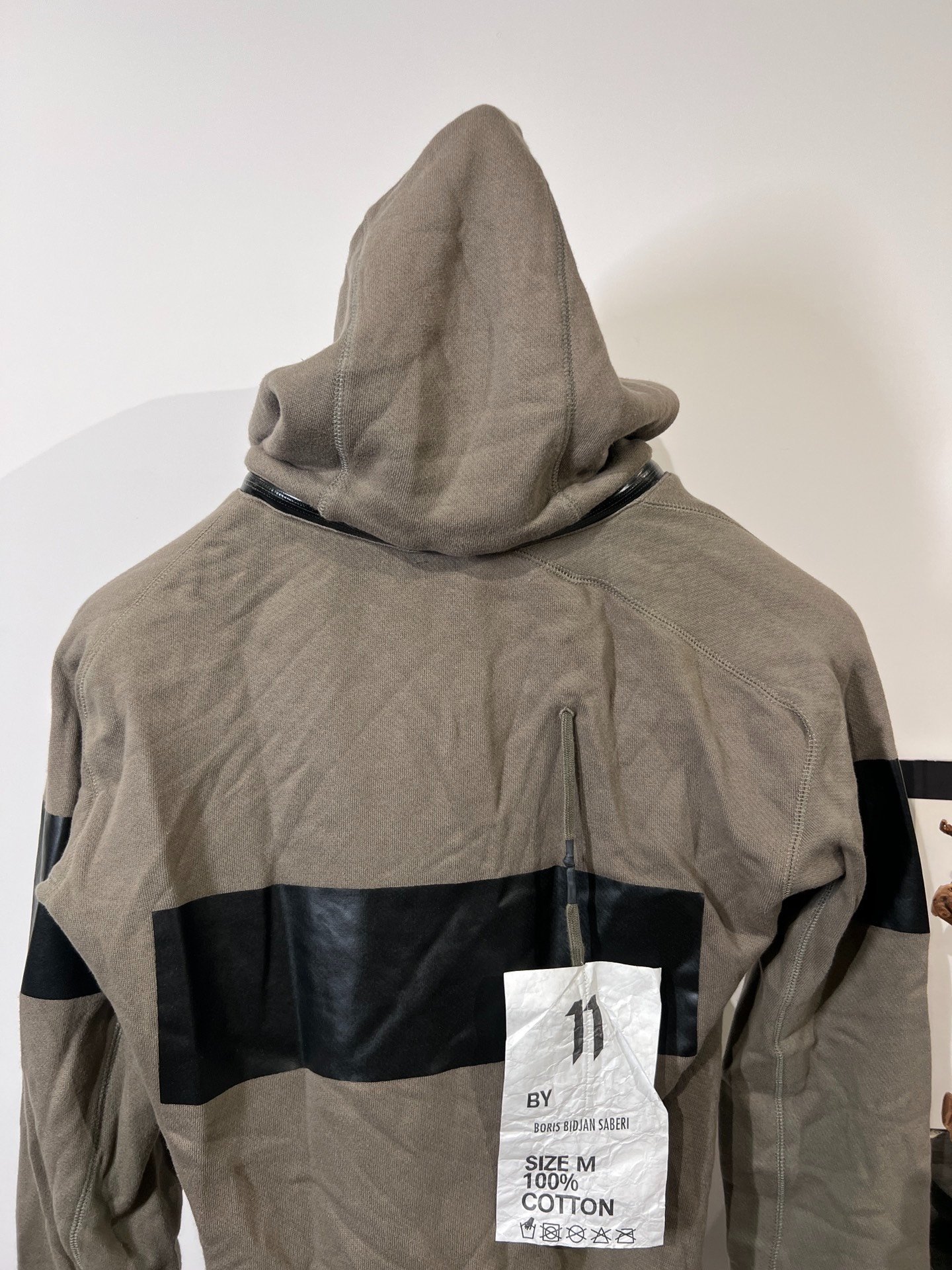 Boris Bidjan Saberi 11by bbs H1F Hoodie — back