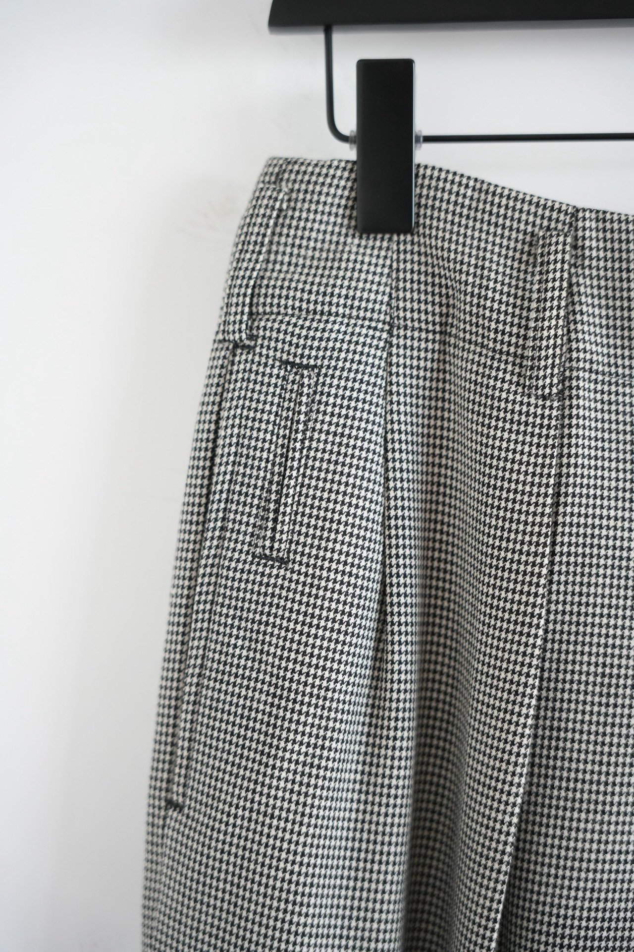 Yohji Yamamoto 90s Houndstooth Wool Trousers — label