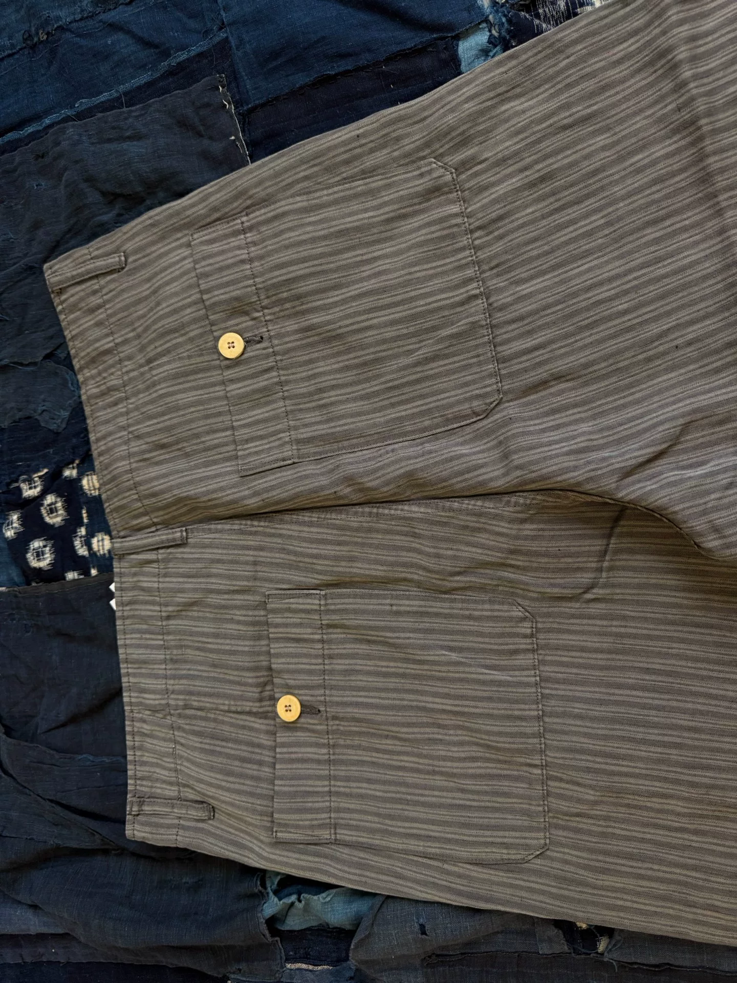VISVIM 25SS EX WIDE CHINO STRIPE PANT — label