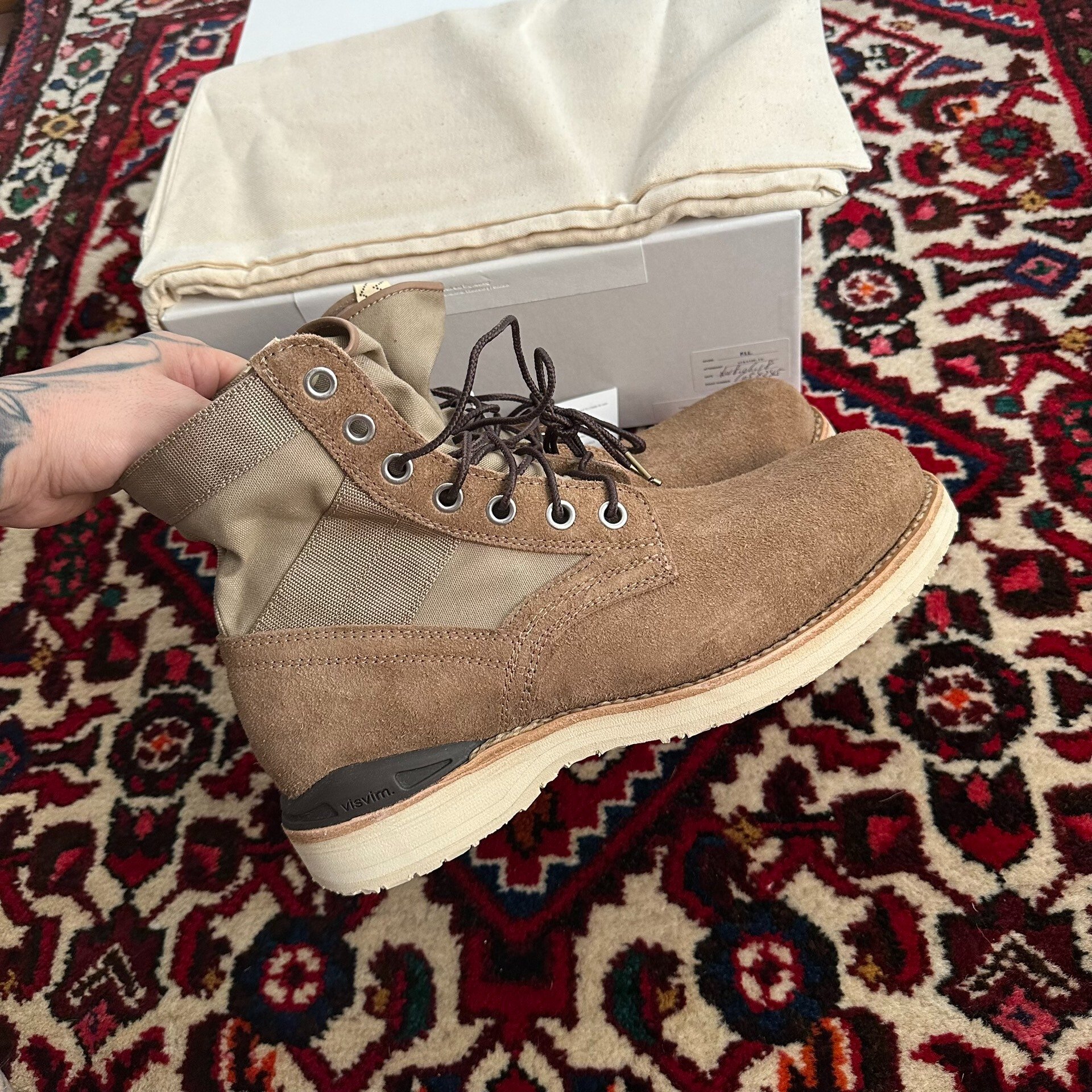 visvim 18AW 7-Hole Boots Size 10 — front