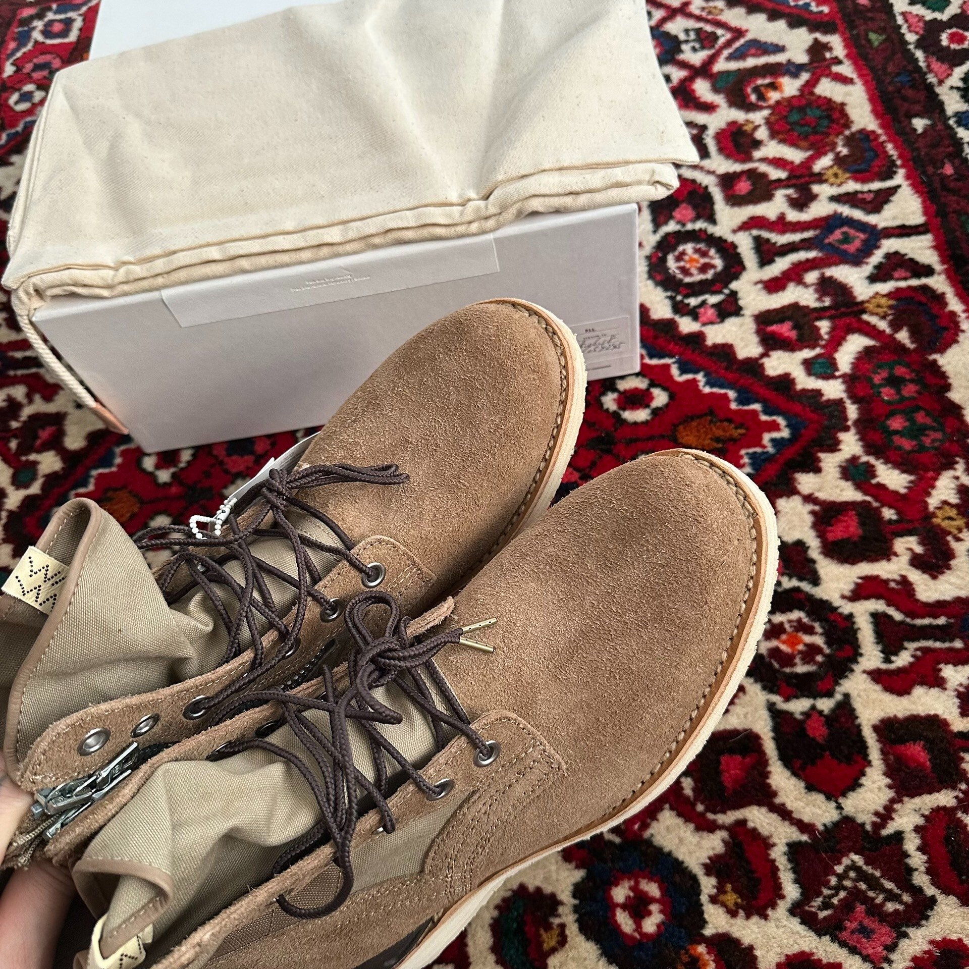 visvim 18AW 7-Hole Boots Size 10 — detail