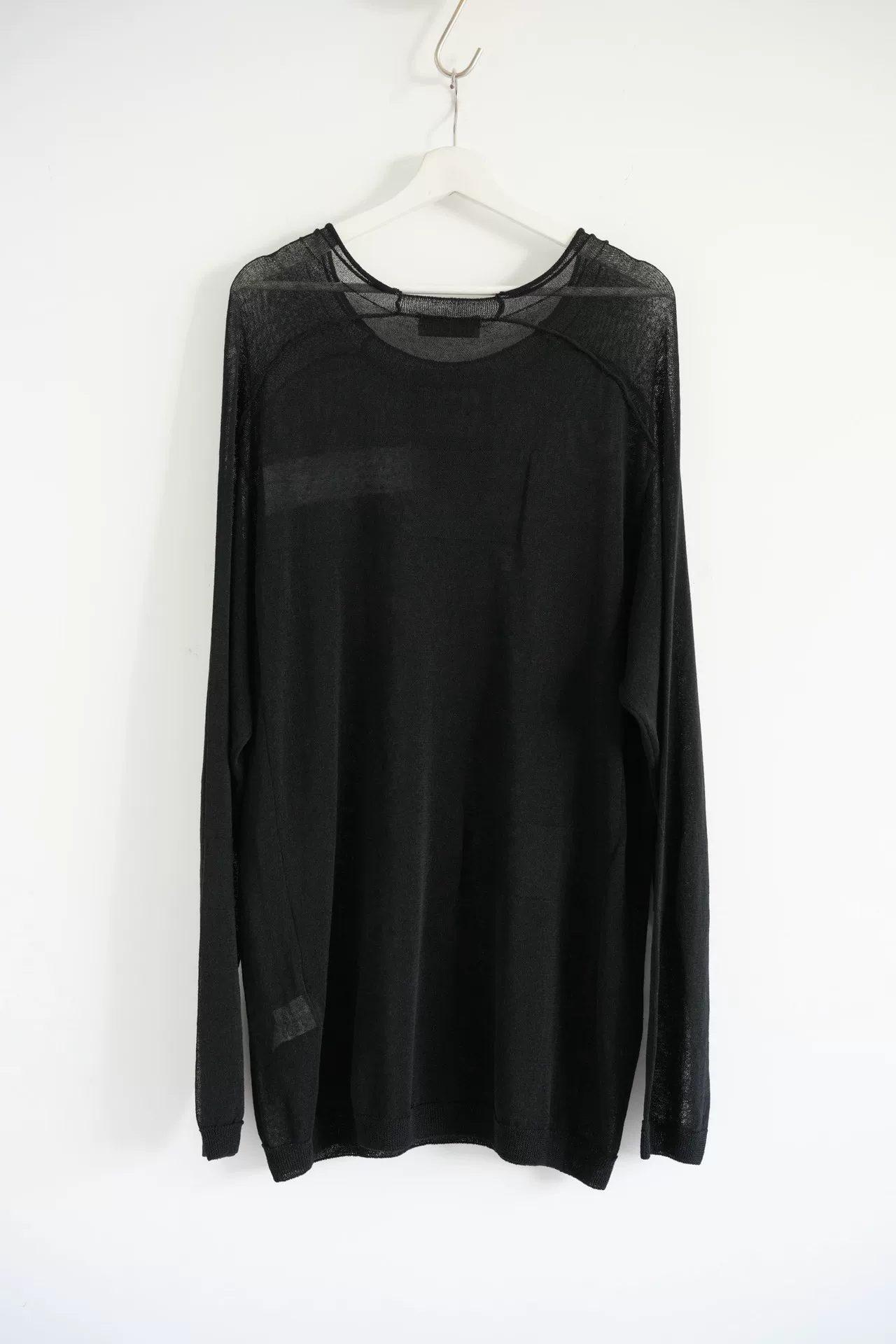 Yohji Yamamoto 24SS Lace Knit Sweater — front