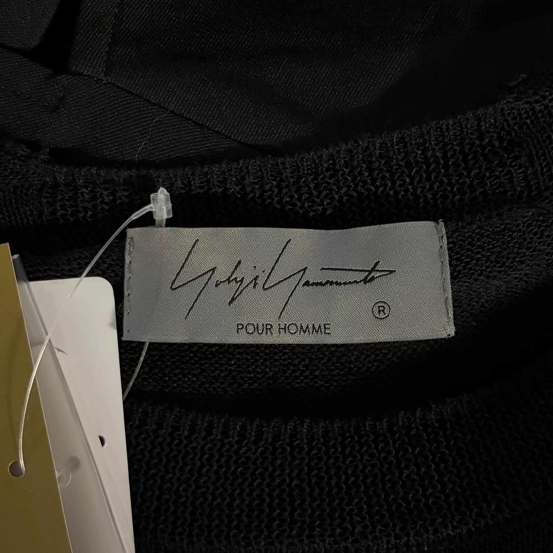 Yohji Yamamoto 24SS Lace Knit Sweater — back
