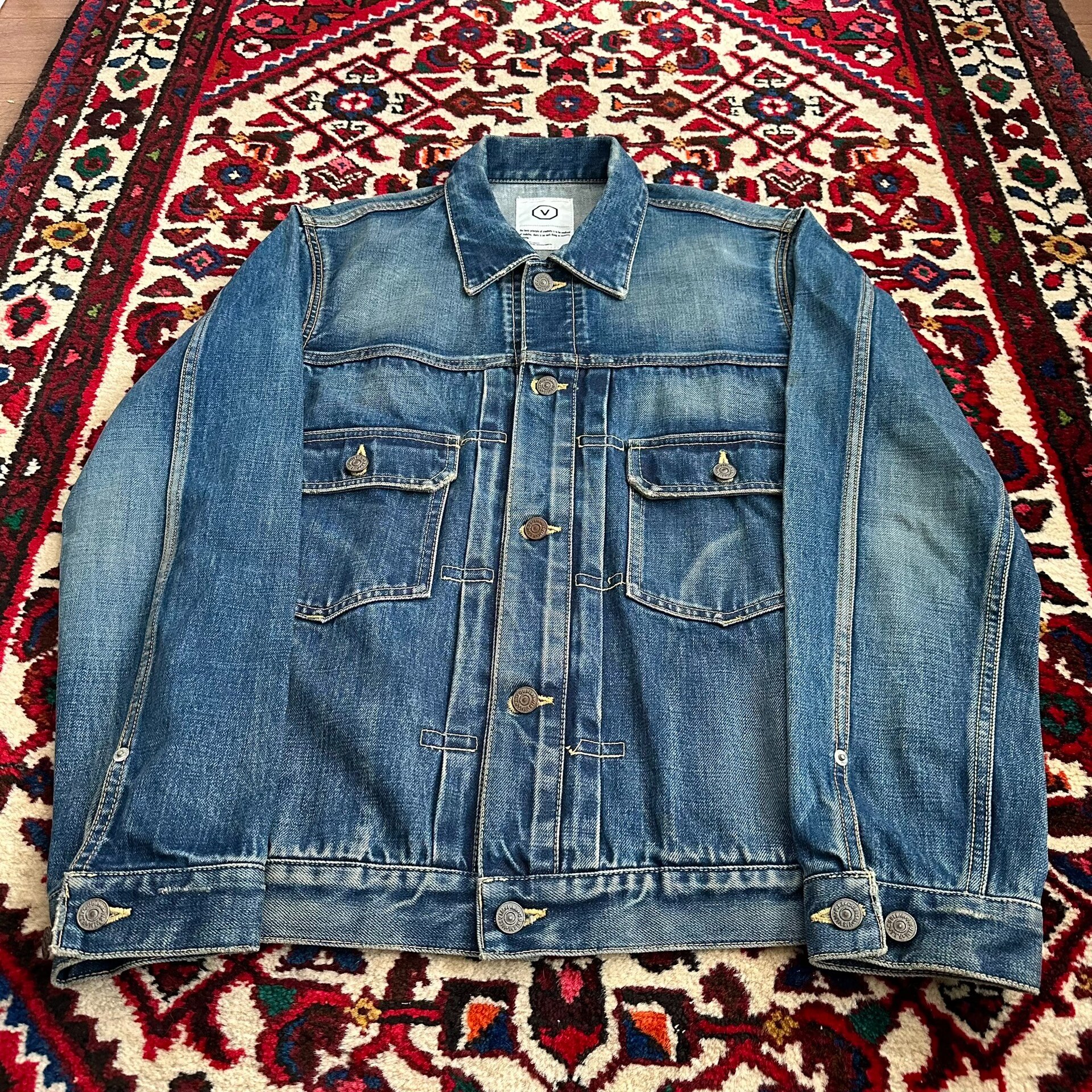 visvim 09aw 11aw 101 Early Denim Jacket — back