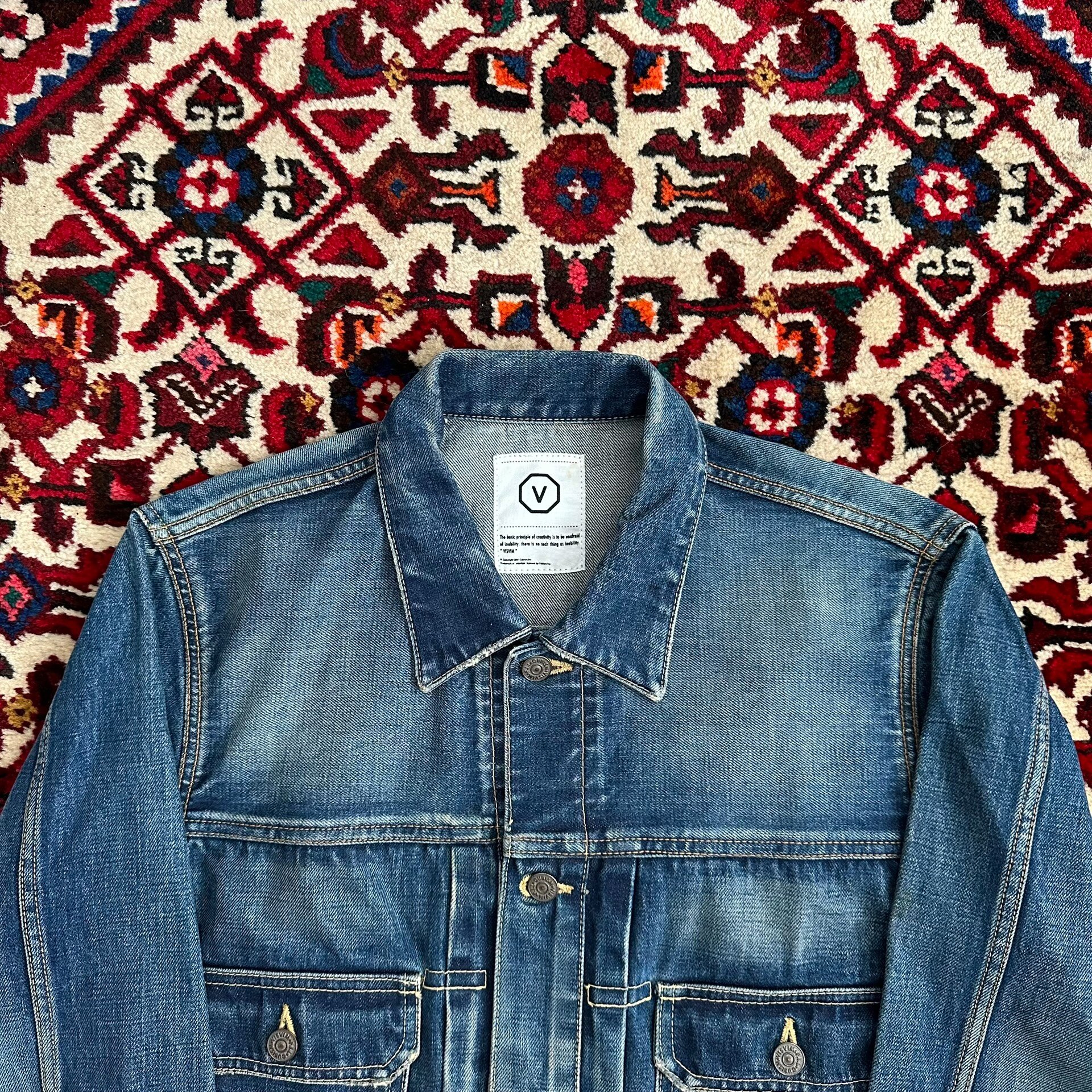 visvim 09aw 11aw 101 Early Denim Jacket — label