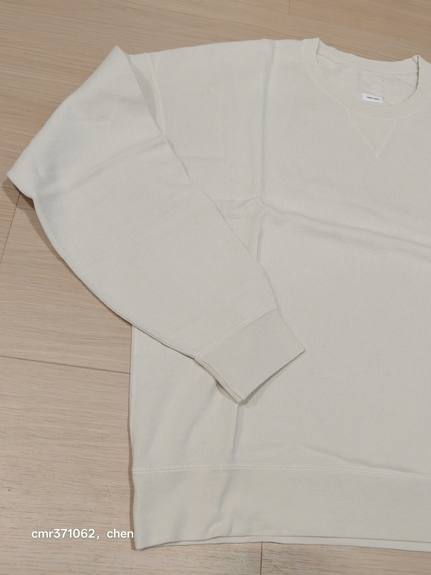 visvim 24AW Jumbo SB Sweat L/S DMGD — front