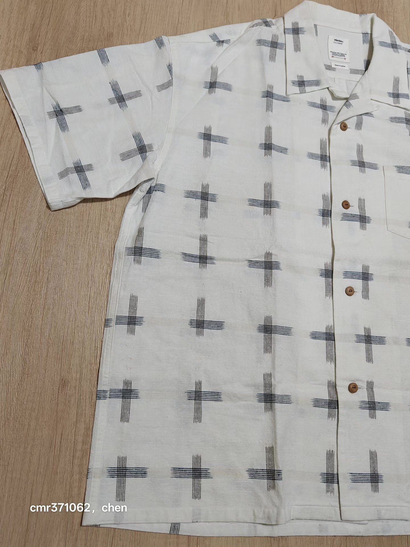VISVIM 22SS Wallis S/S Shirt — detail