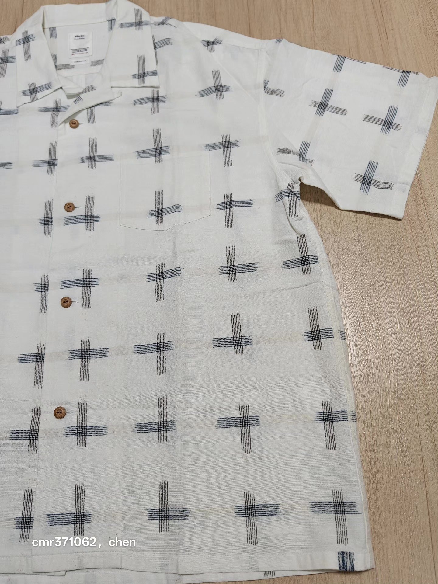VISVIM 22SS Wallis S/S Shirt — back