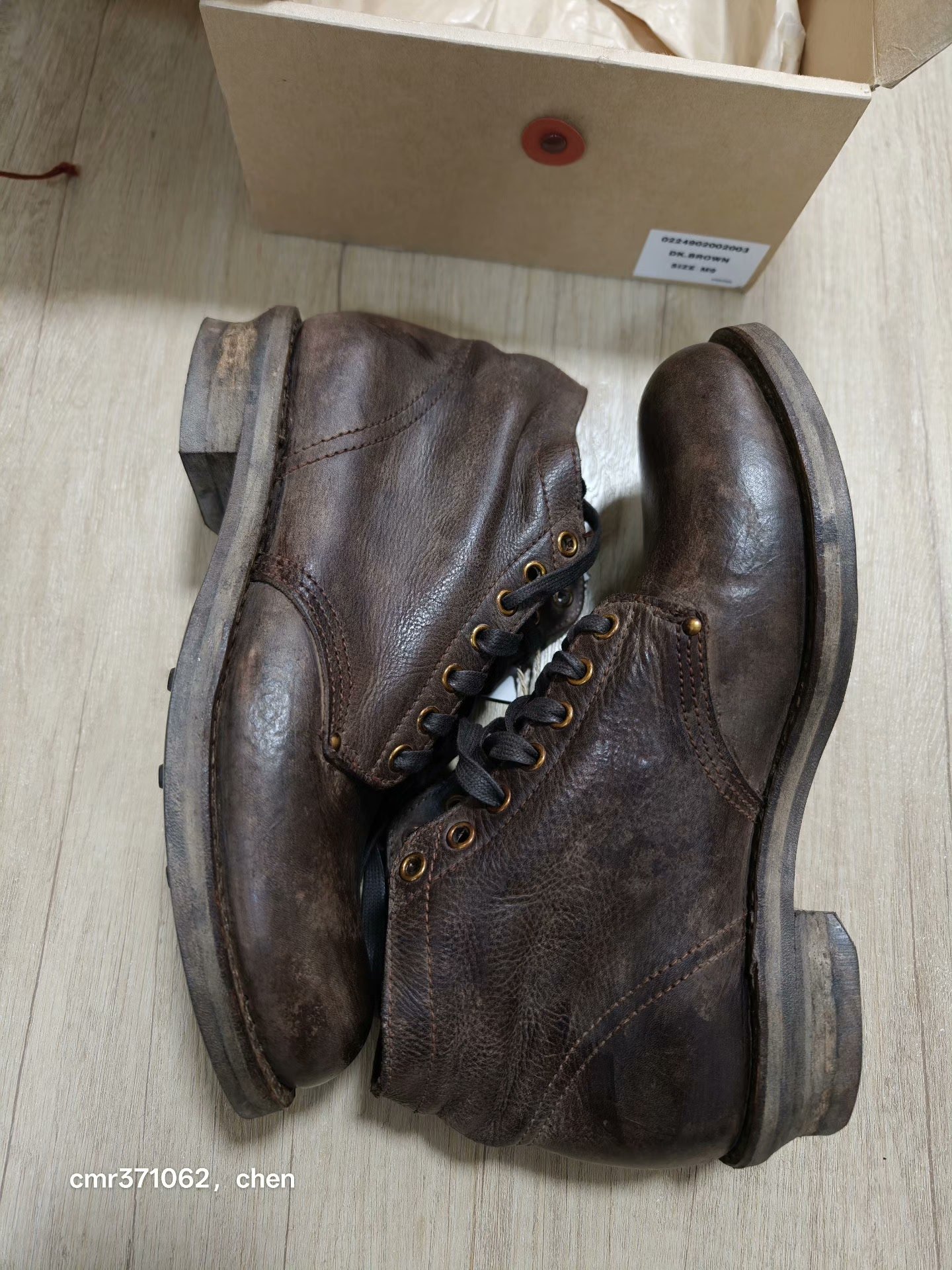 visvim 24 ICT Brigadier Boots — back
