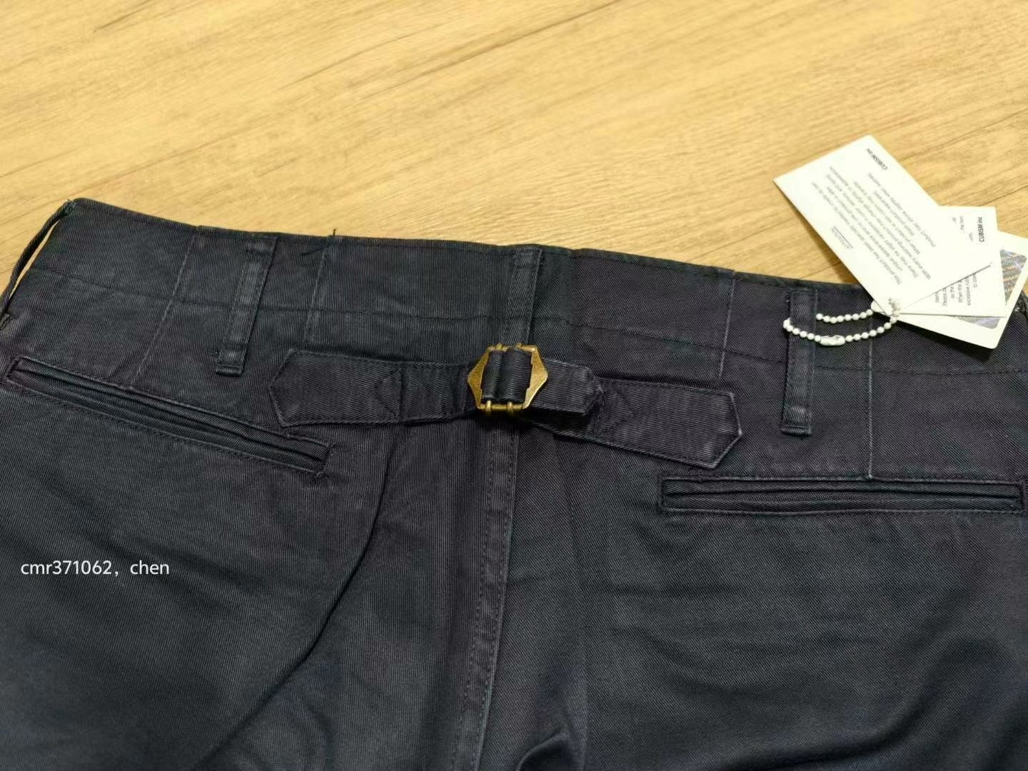 VISVIM 16AW HIGH WATER CHINO — back