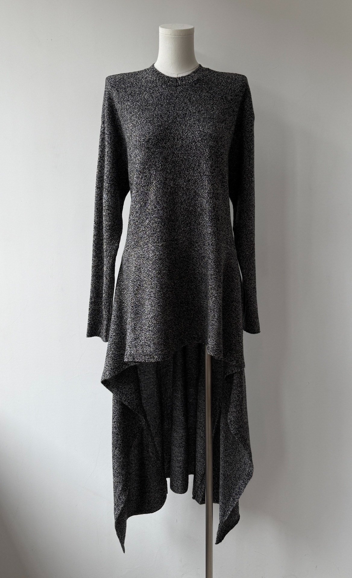 Yohji Yamamoto Y's Wool Fishtail Sweater — detail