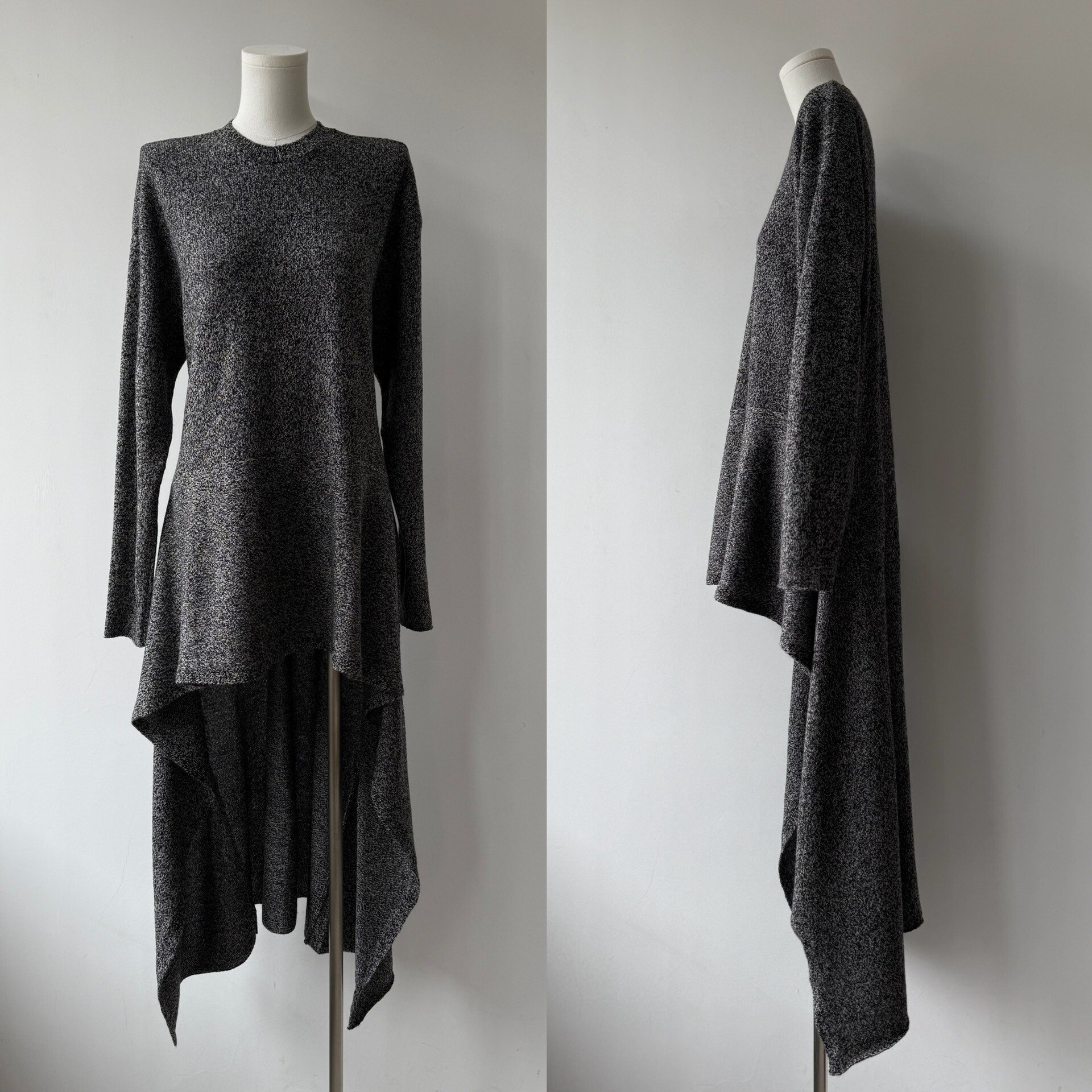 Yohji Yamamoto Y's Wool Fishtail Sweater