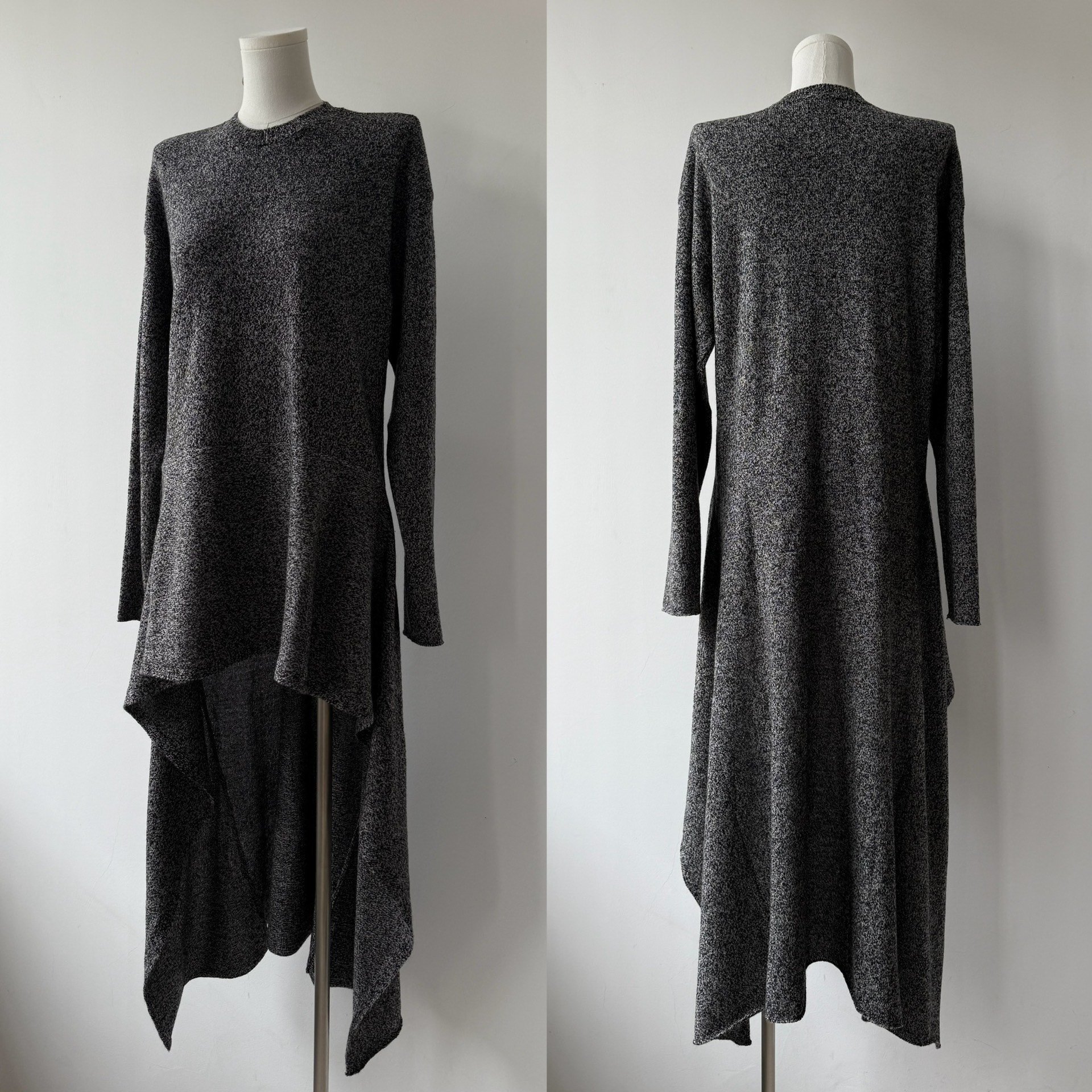 Yohji Yamamoto Y's Wool Fishtail Sweater — front