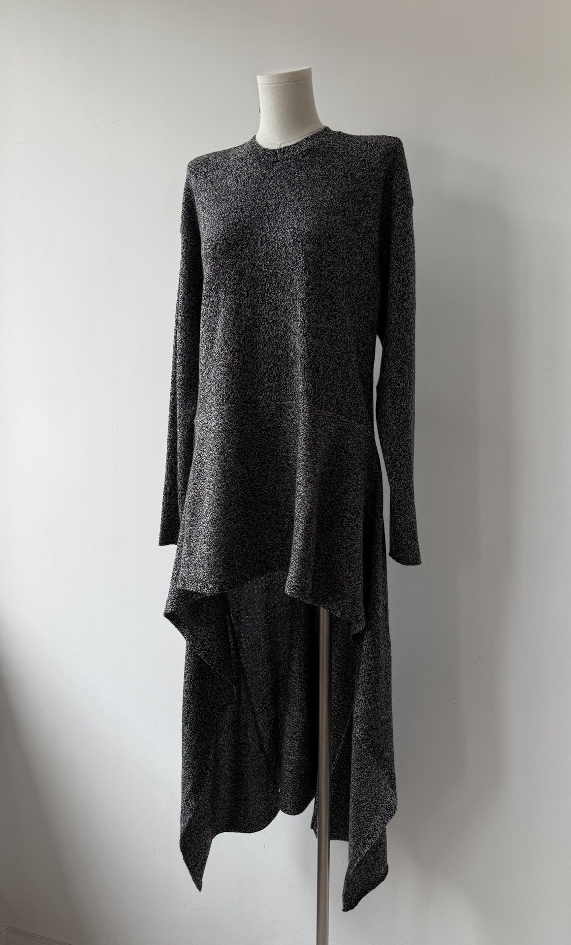 Yohji Yamamoto Y's Wool Fishtail Sweater — back