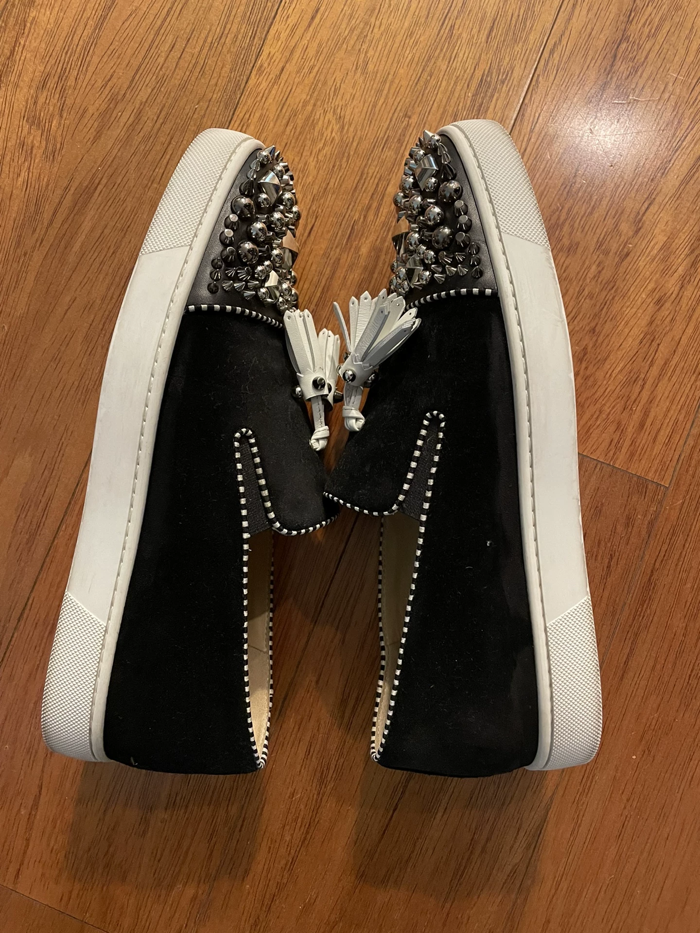 Christian Louboutin Men's Slip-On Sneakers — back