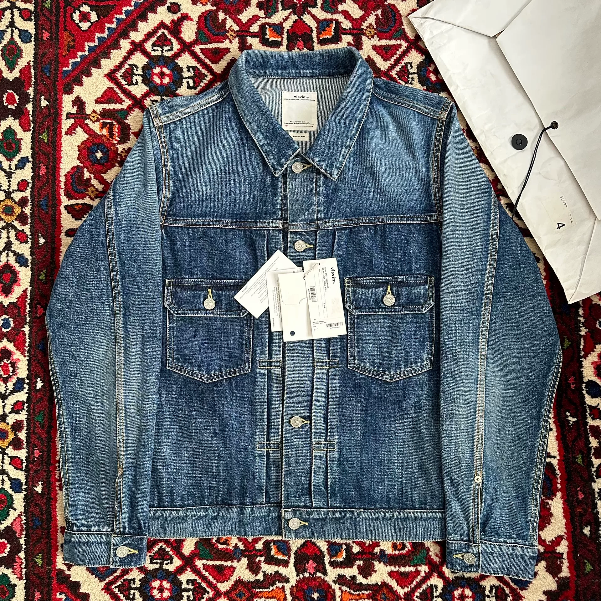 visvim 21ss 101 JKT DMGD Denim Jacket