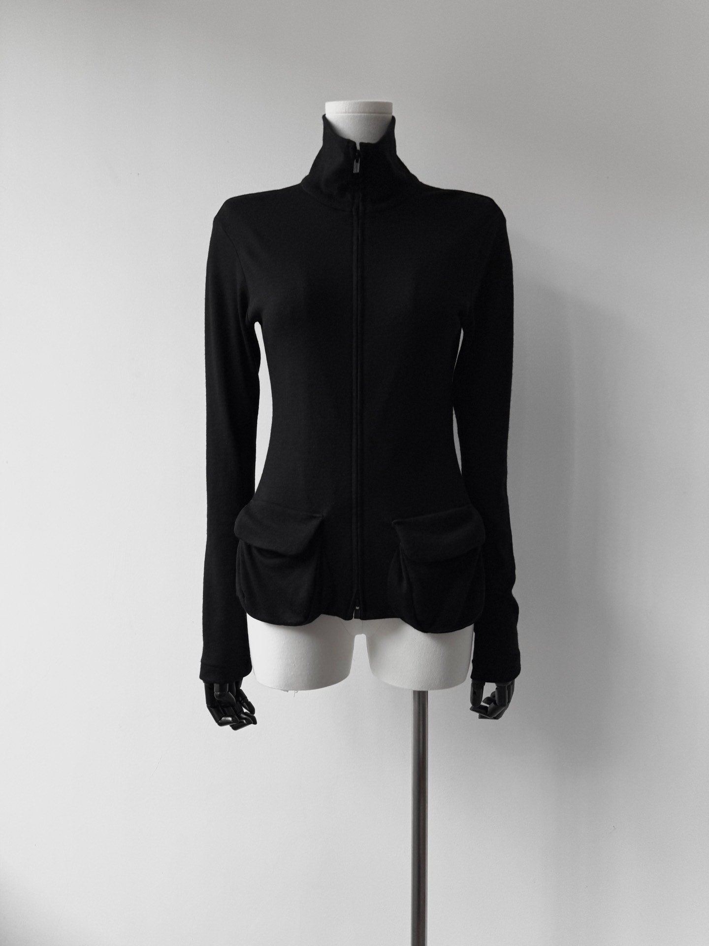 Yohji Yamamoto 23AW Wool Zip Coat