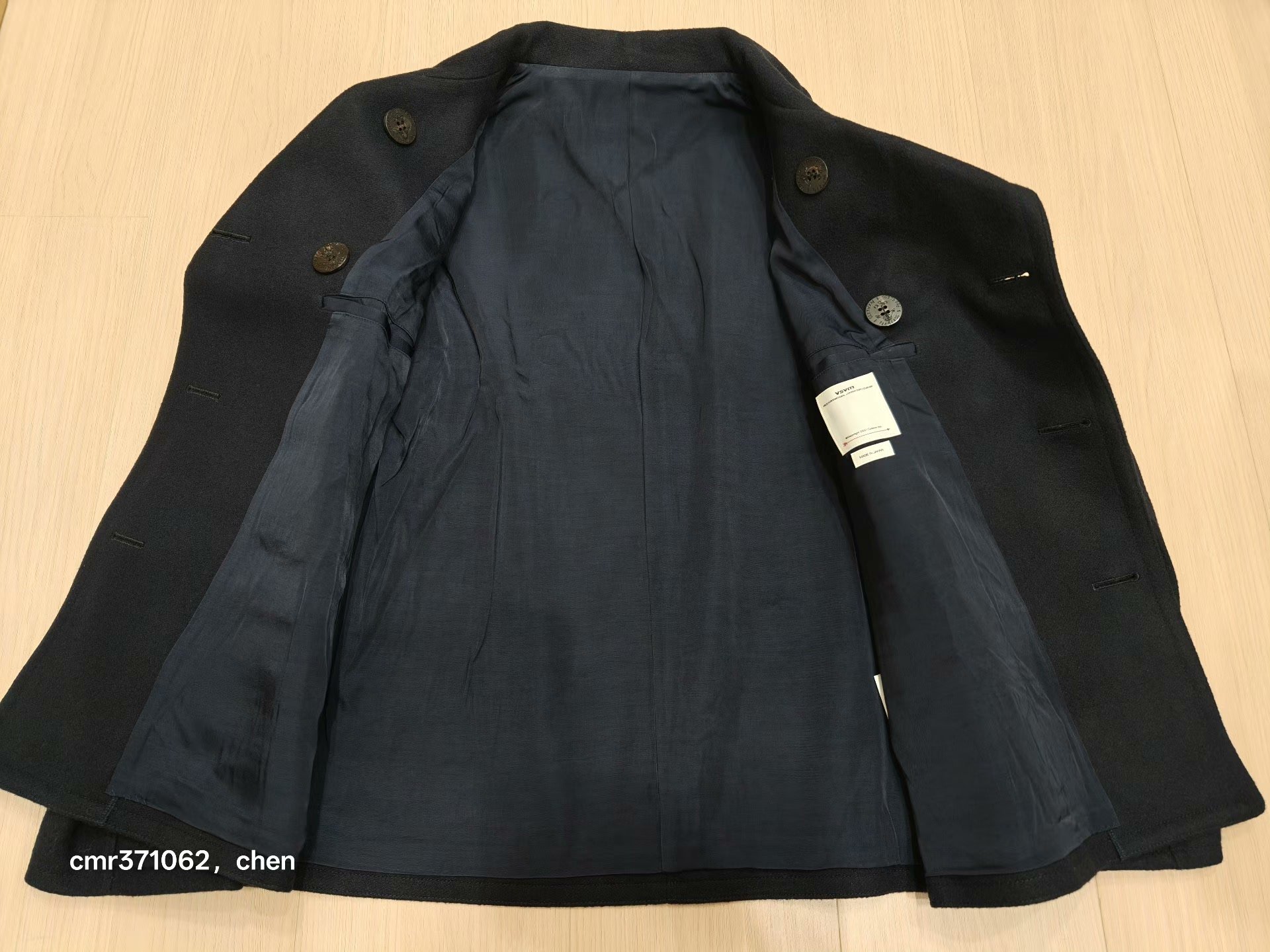 visvim 22ss POLLACK P.COAT — back