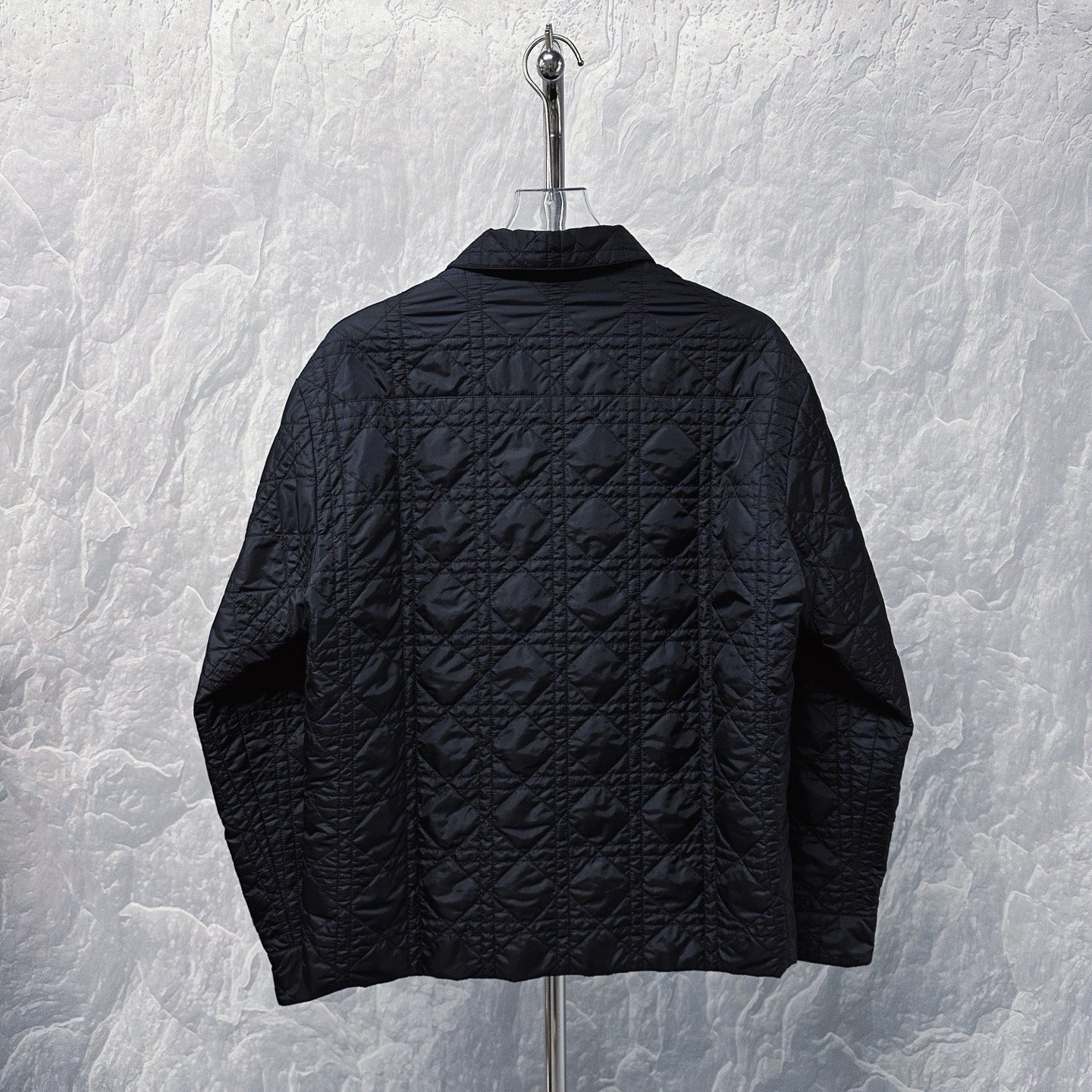 Dior Diamond Quilted Cotton Jacket — back