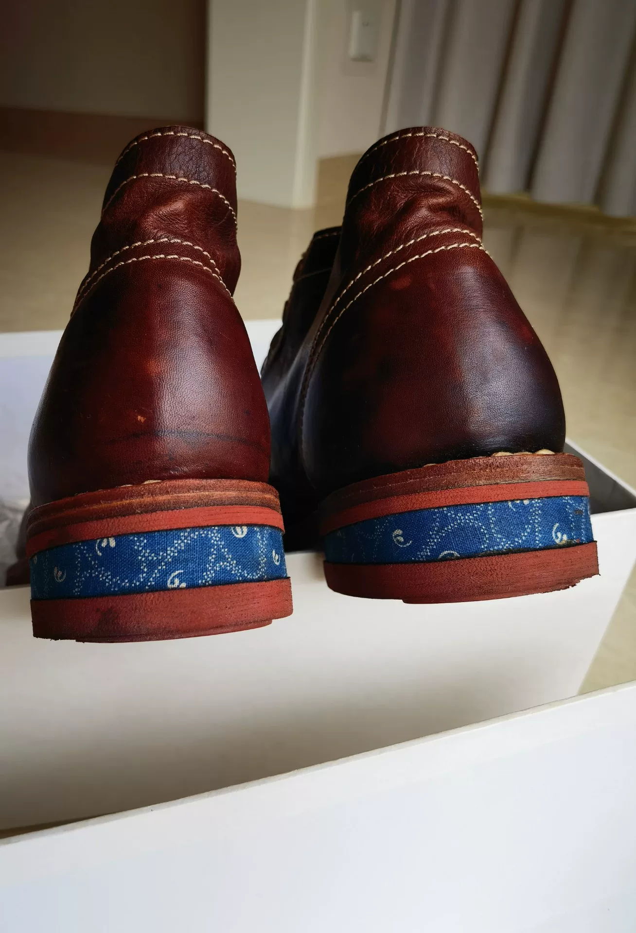 Visvim Brigadier Boots Mid-Folk — label