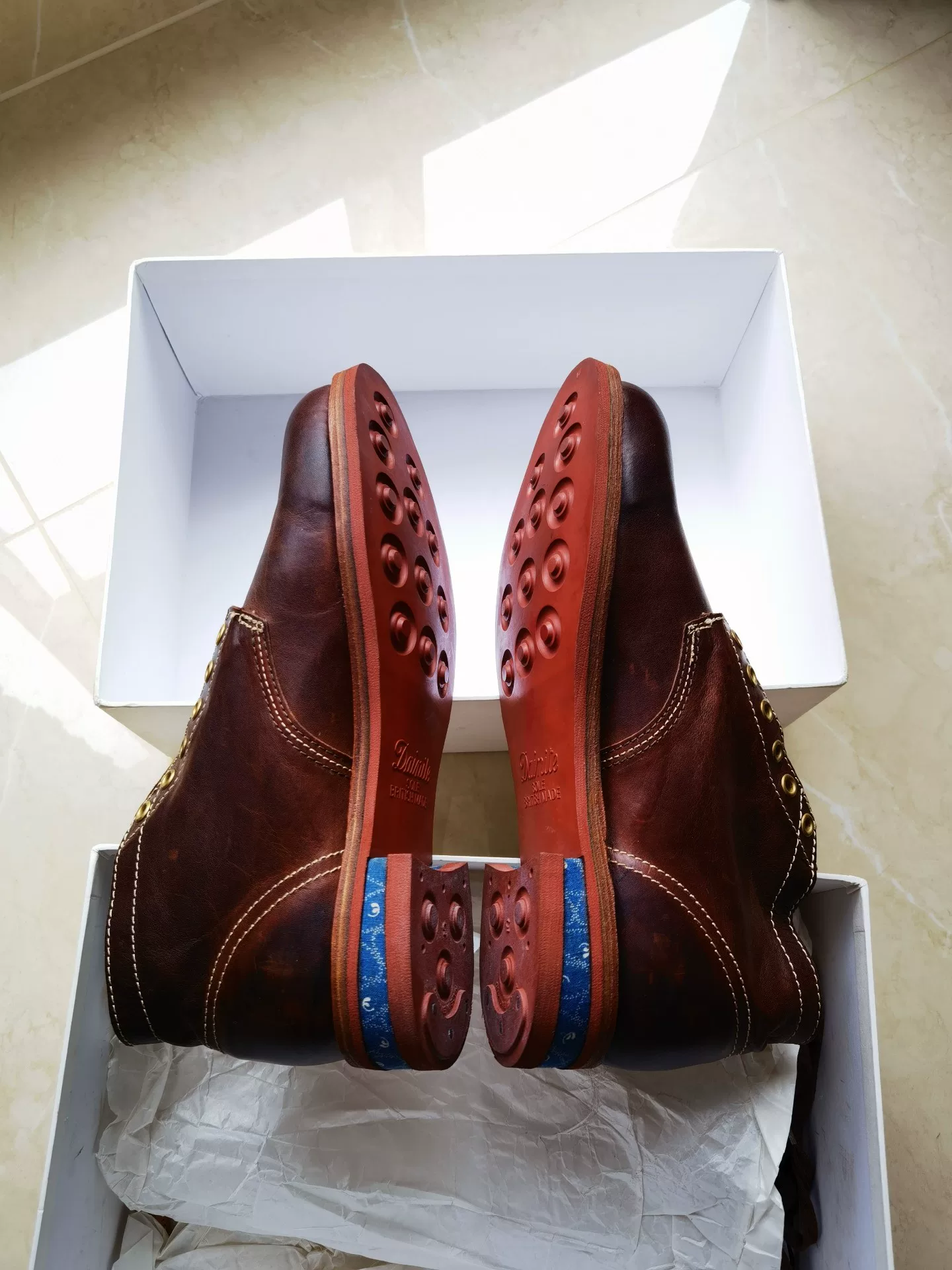 Visvim Brigadier Boots Mid-Folk — detail