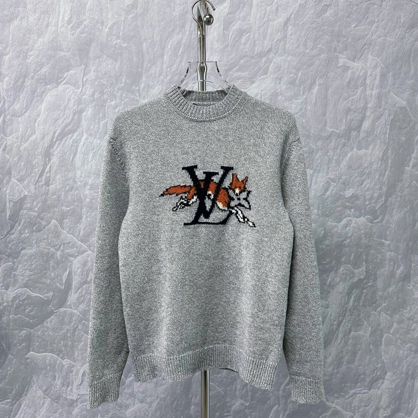 Louis Vuitton SS26 Fox Logo Wool Sweater