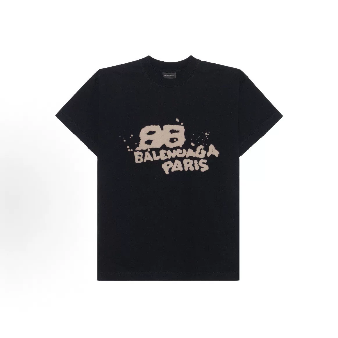 Balenciaga BB Print Crew Neck T-Shirt