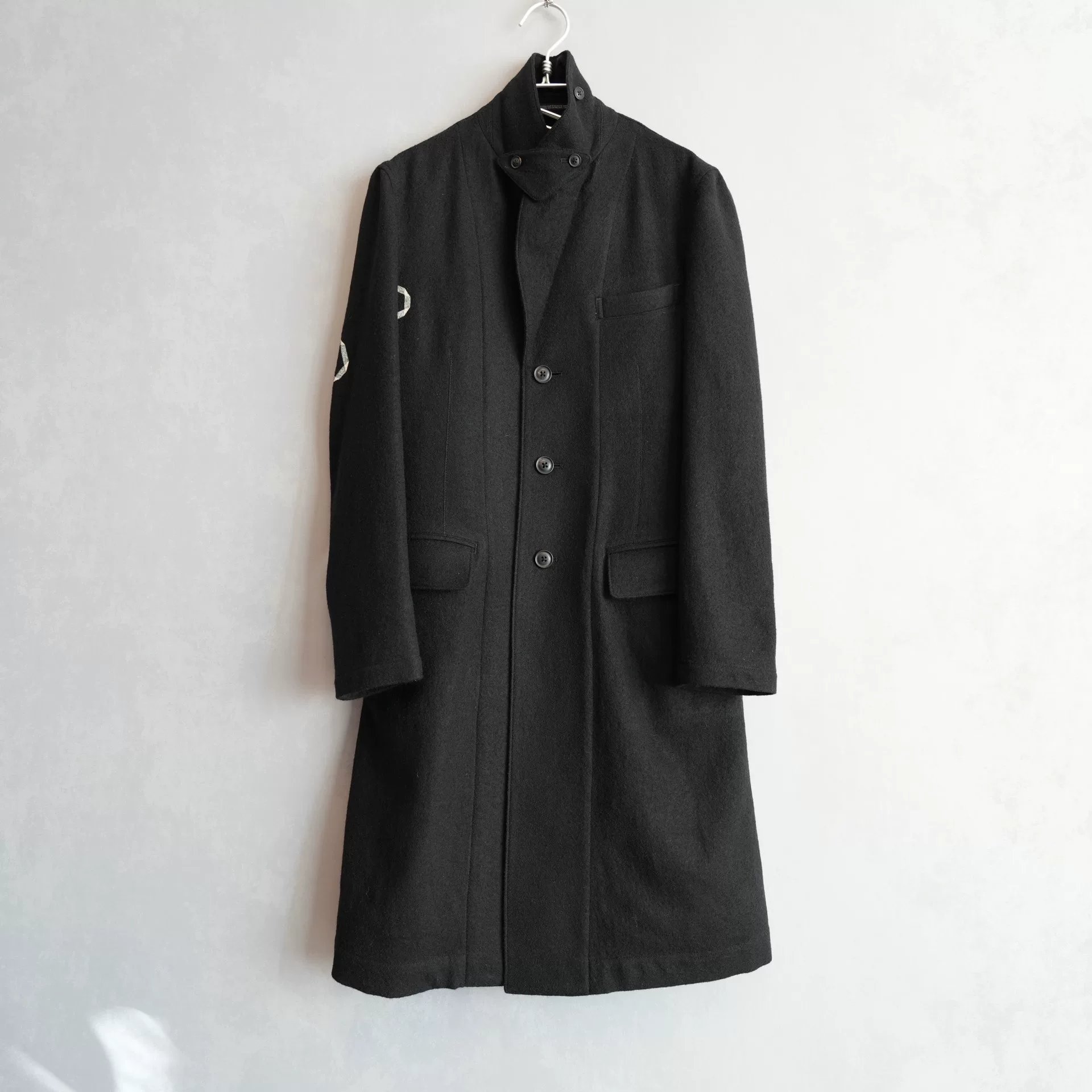 Yohji Yamamoto 15AW Wool Coat — detail