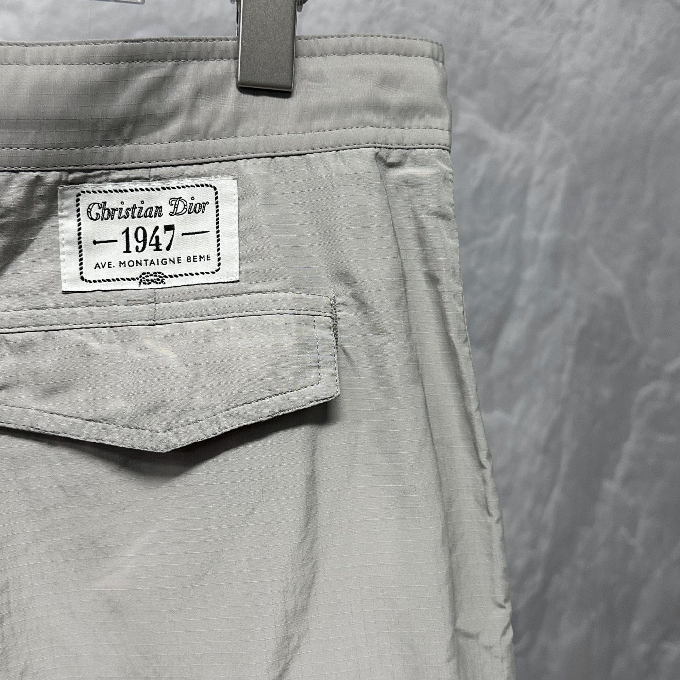 Dior 1947 Nylon Functional Shorts — detail