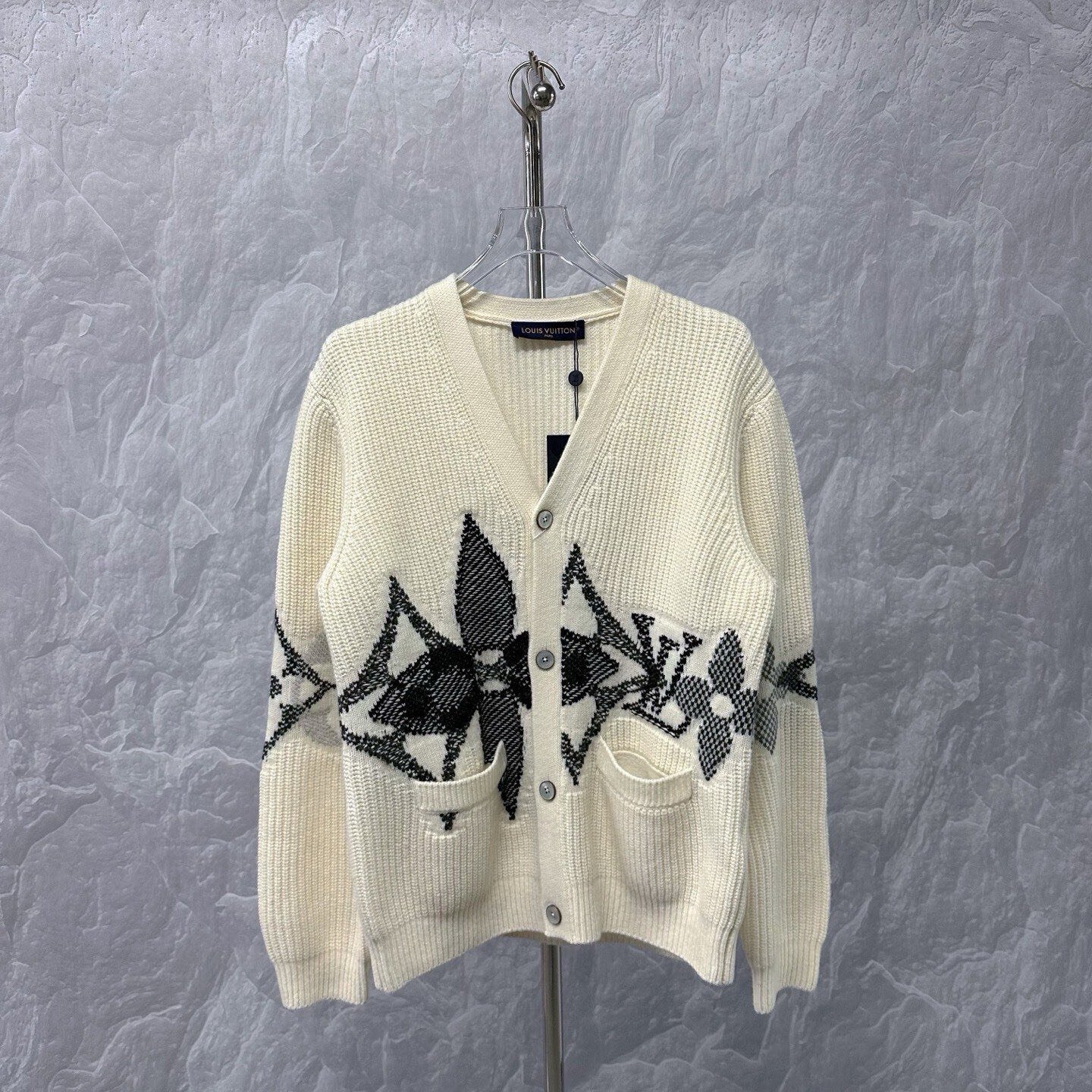 Louis Vuitton SS26 Ski Logo Wool Coat