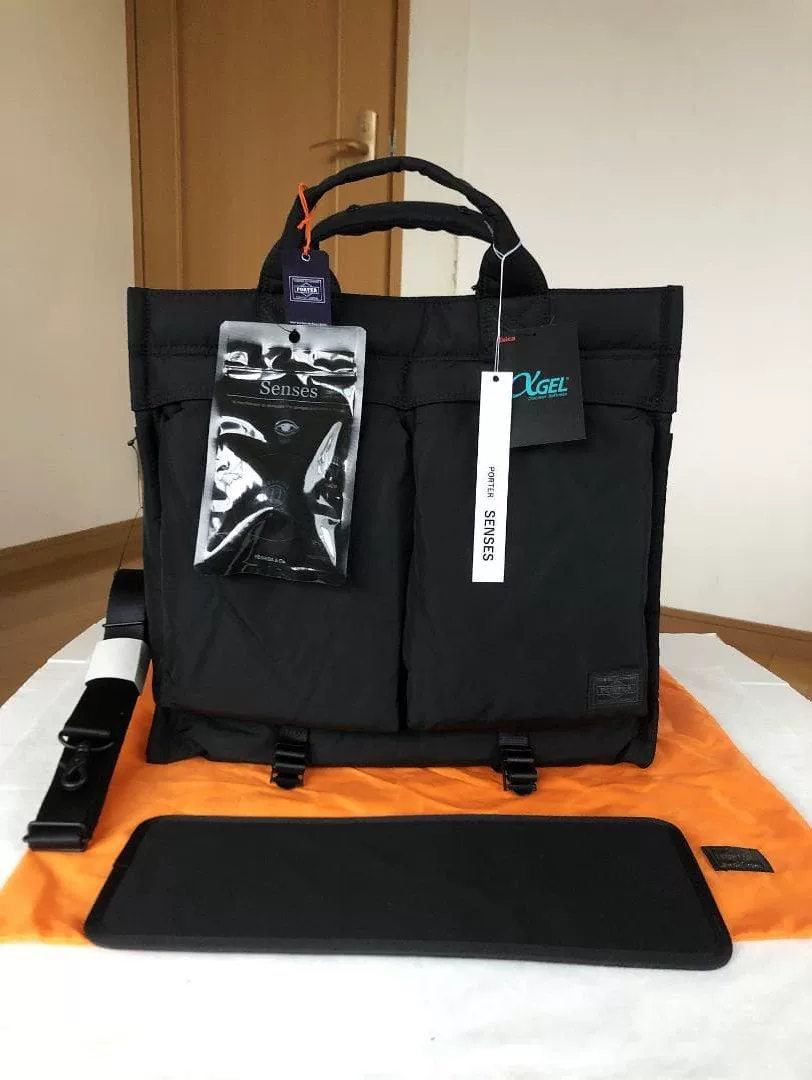 PORTER SENSES L Size Black Backpack
