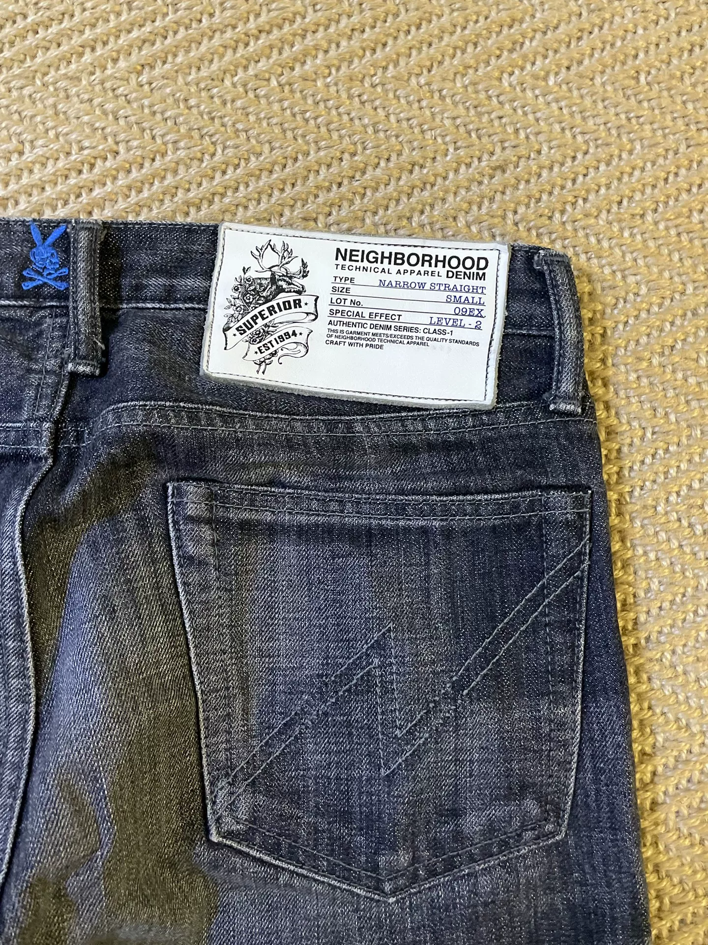 NEIGHBORHOOD 09EX NARROW S Jeans — detail