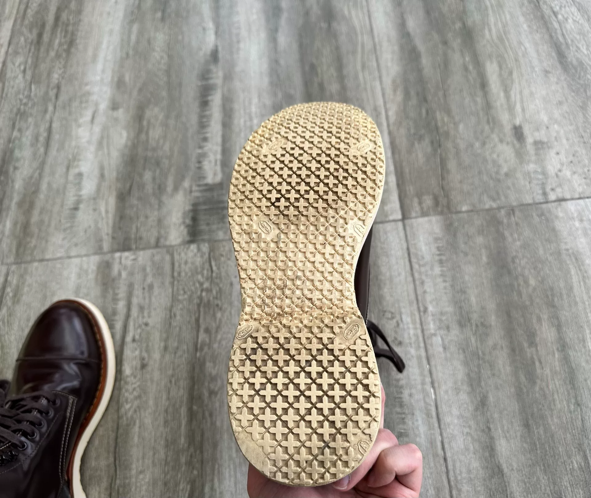 VISVIM NCF CAP BOOTS-FOLK — label