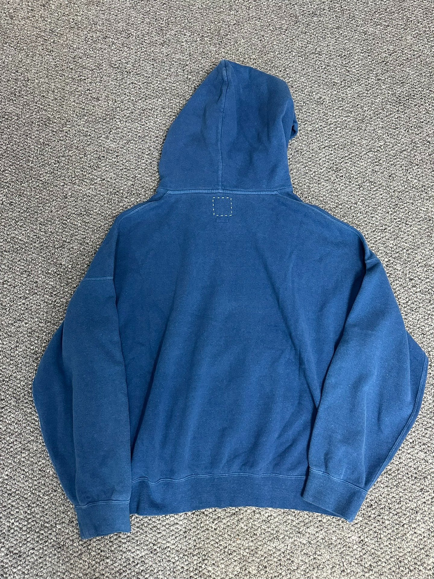 visvim Indigo-Dyed Loose Hoodie — back