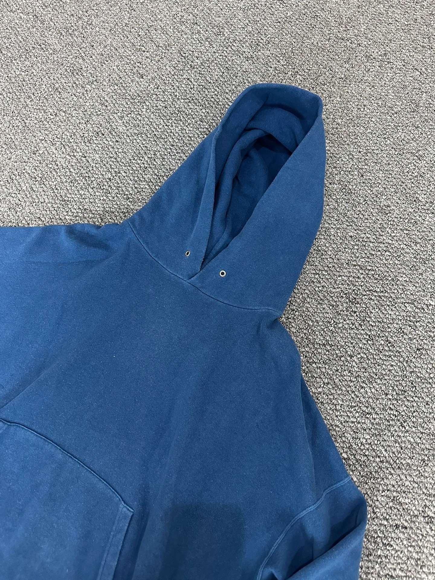 visvim Indigo-Dyed Loose Hoodie — front