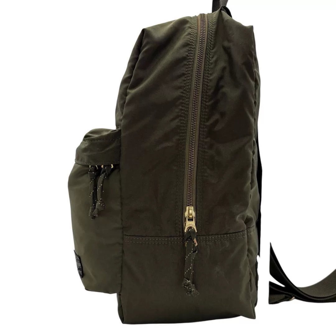 PORTER Army Green Crossbody Bag — detail