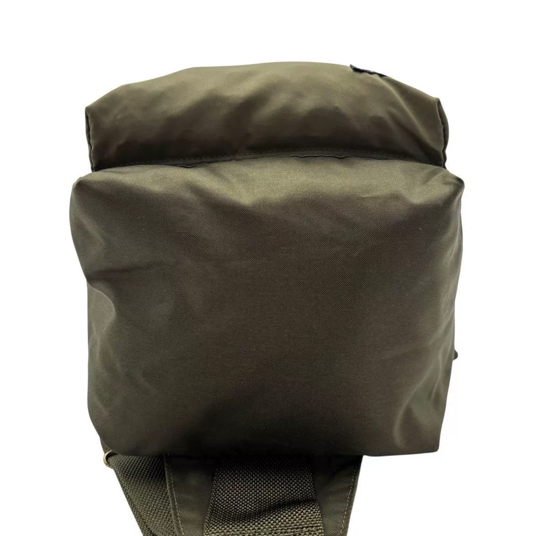 PORTER Army Green Crossbody Bag — label