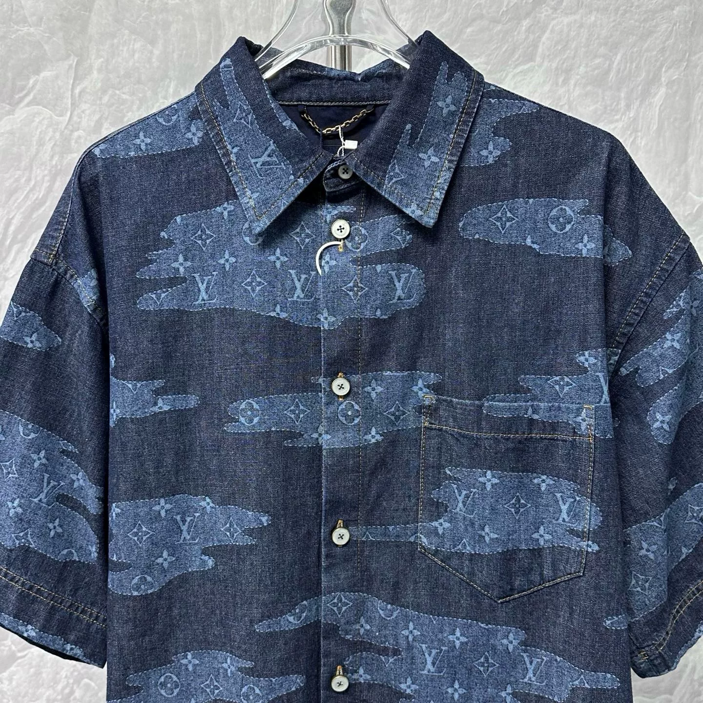Louis Vuitton Nigo FW25 Camo Shirt L — front
