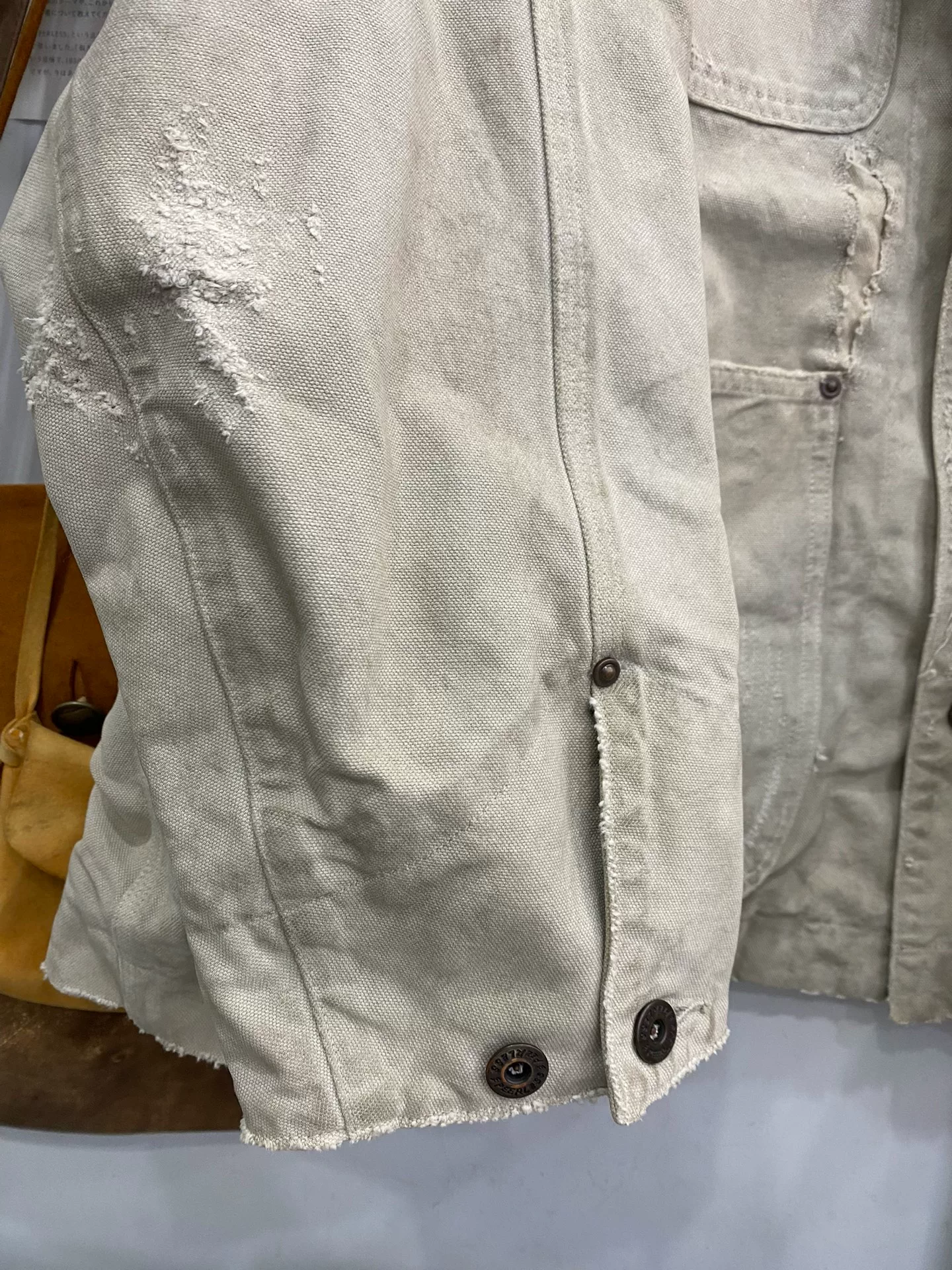 visvim 22ss MACRAY COVERALL CRASH — detail