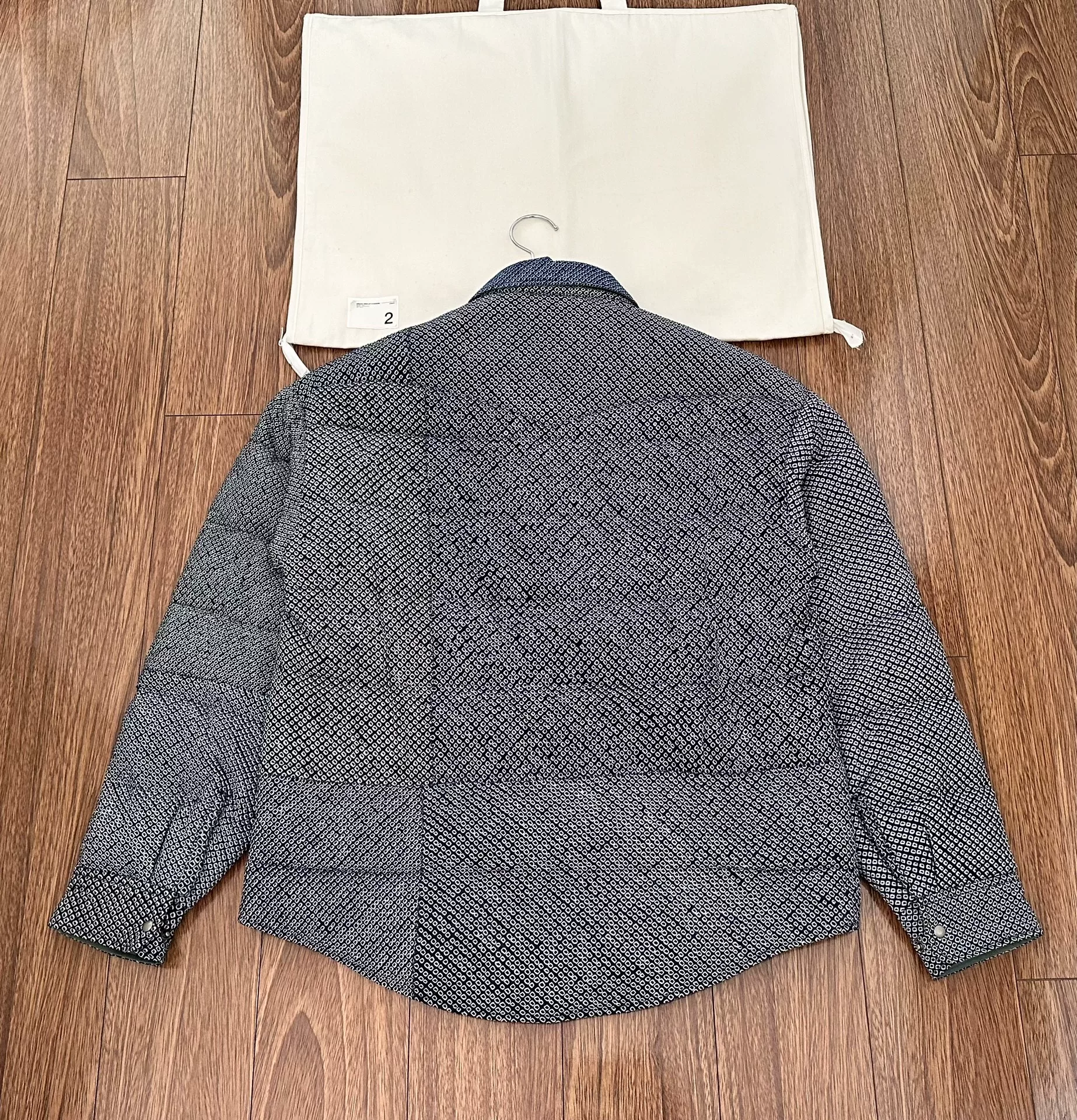 VISVIM Kerchief Down JKT (VT.Shibori) — front