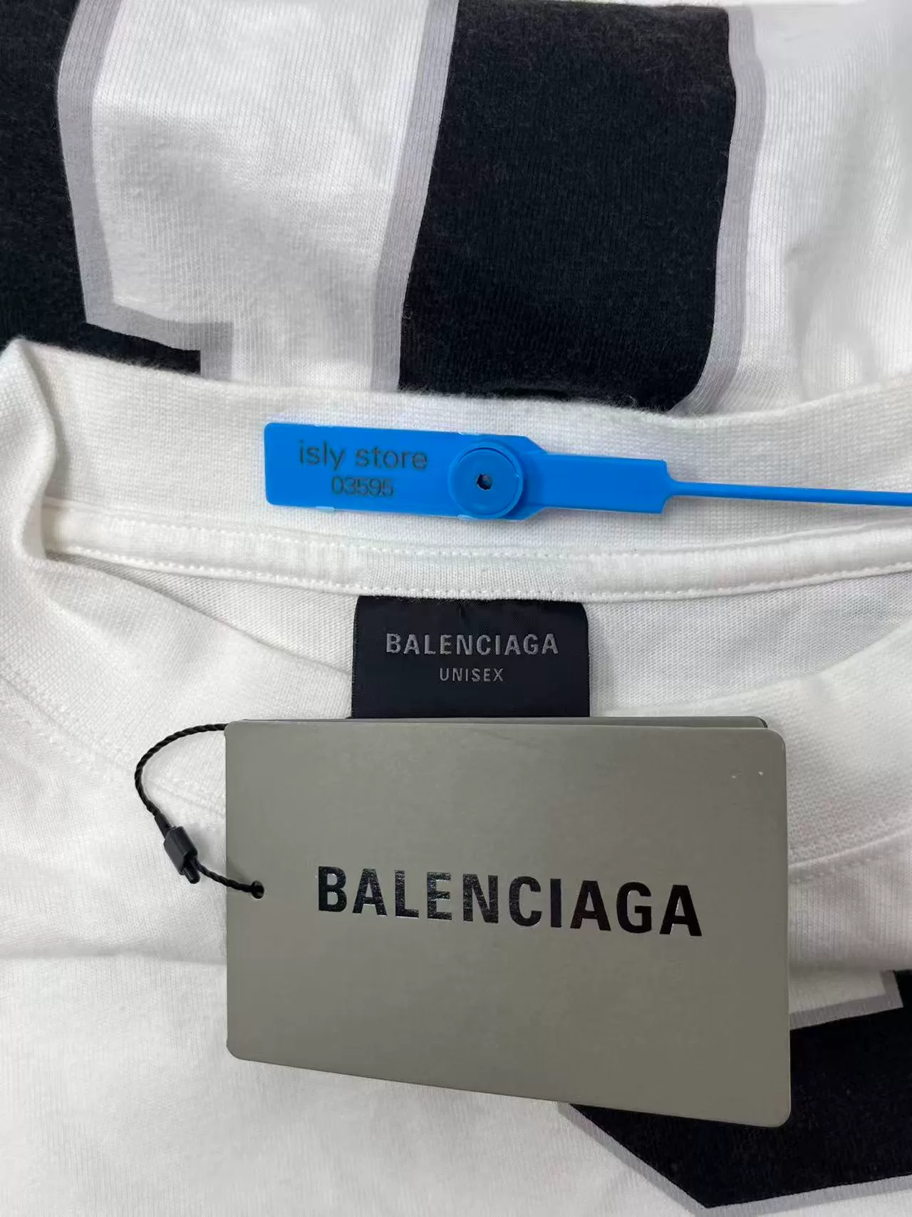 Balenciaga Basketball Loose Short-Sleeve T-Shirt — label