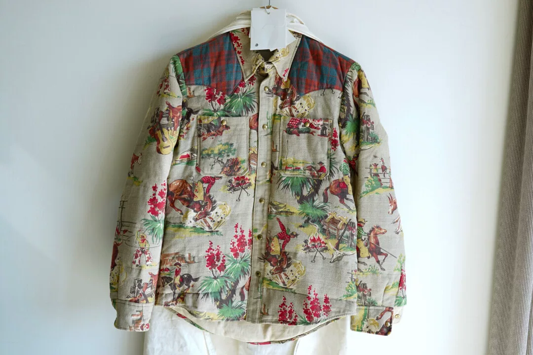 visvim kerchief down print jacket