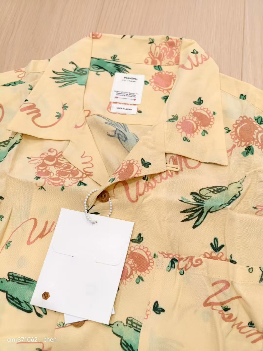 VISVIM 22SS WALLIS SHIRT SUNNYBIRD — detail